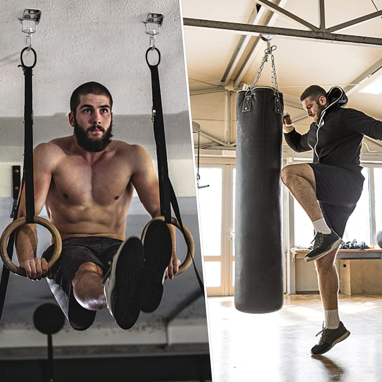 Soportes de Columpio Acero Inoxidable 2 Paquetes 360°