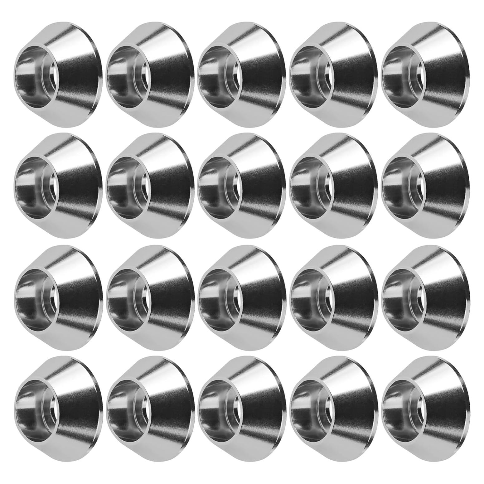 Arandelas de Aluminio M6 Yaruijia - Paquete de 20 Unidades