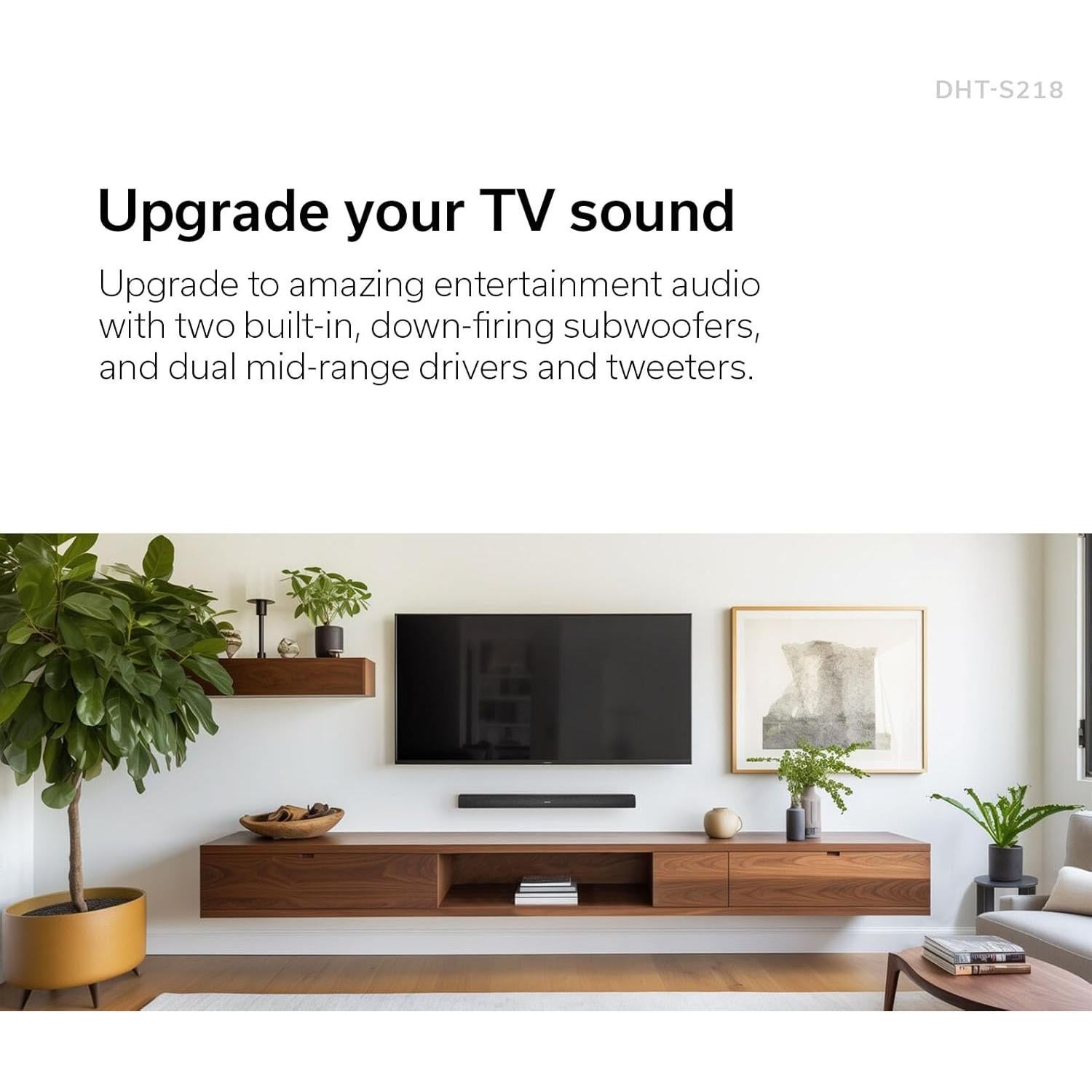 Barra de Sonido Denon DHT-S218 2.1 Canales Dolby Atmos