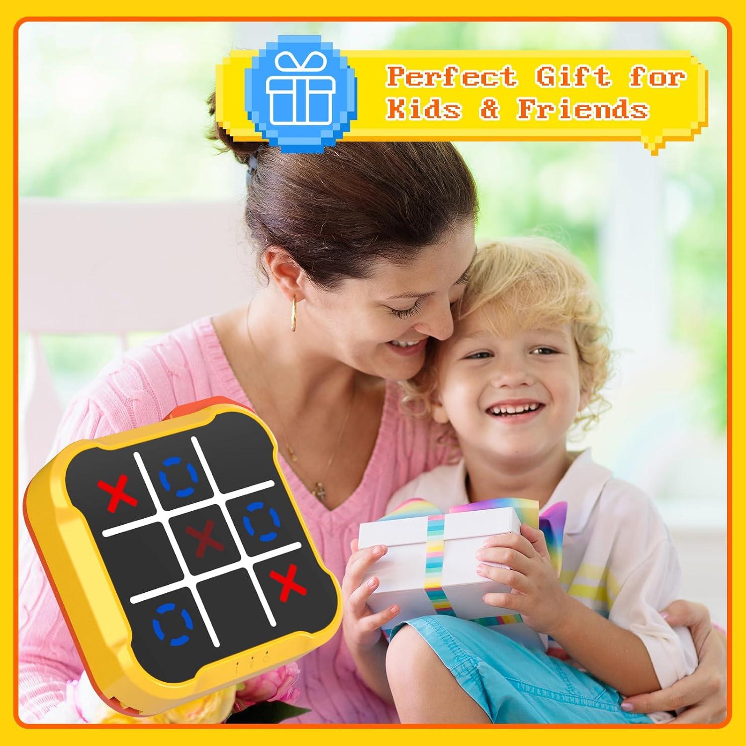 Juego de Tres en Raya Electrónico Portátil VISREFUR 8.9cm