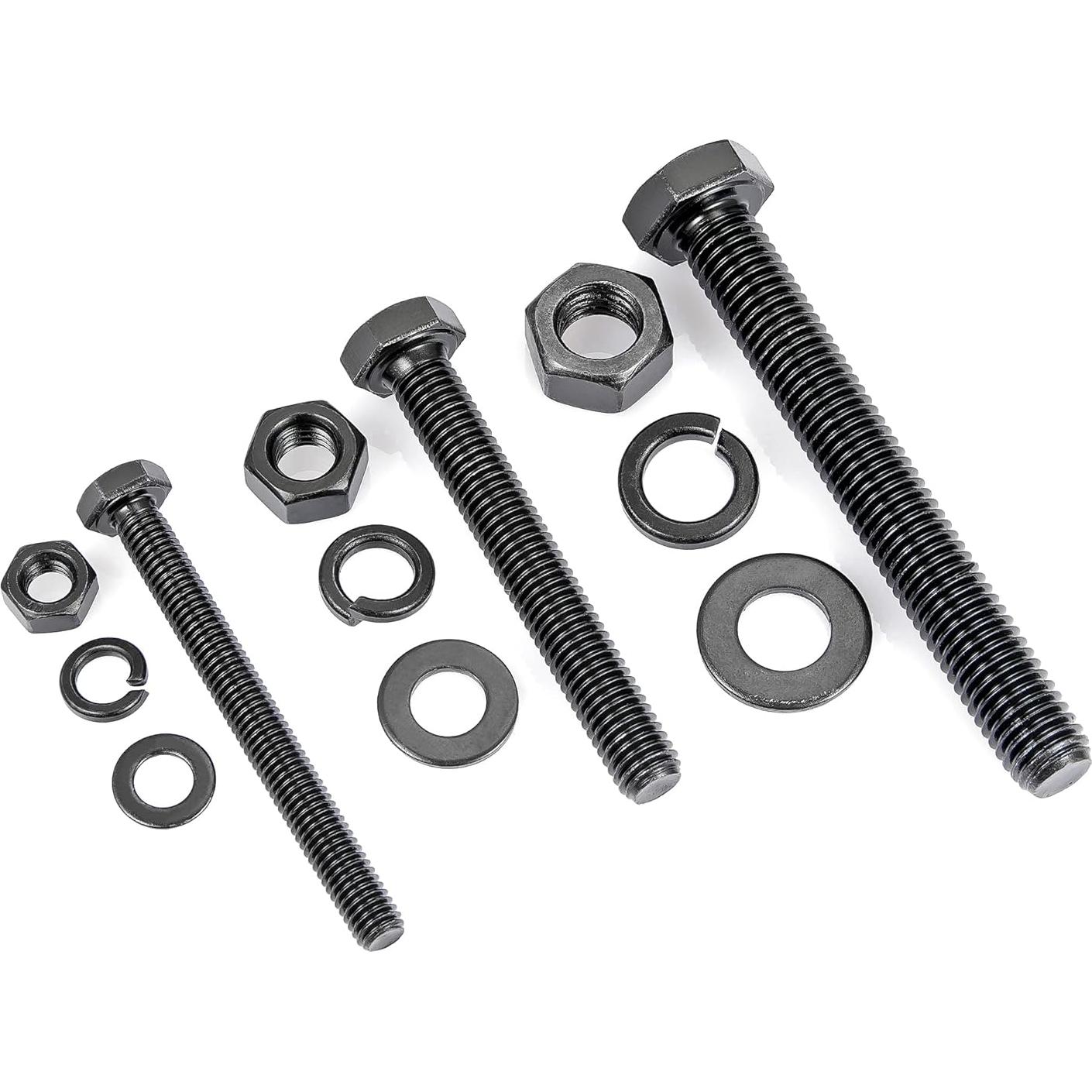 164 Piezas Tuercas y Tornillos Métricos Acero Aleado Grado 8.8