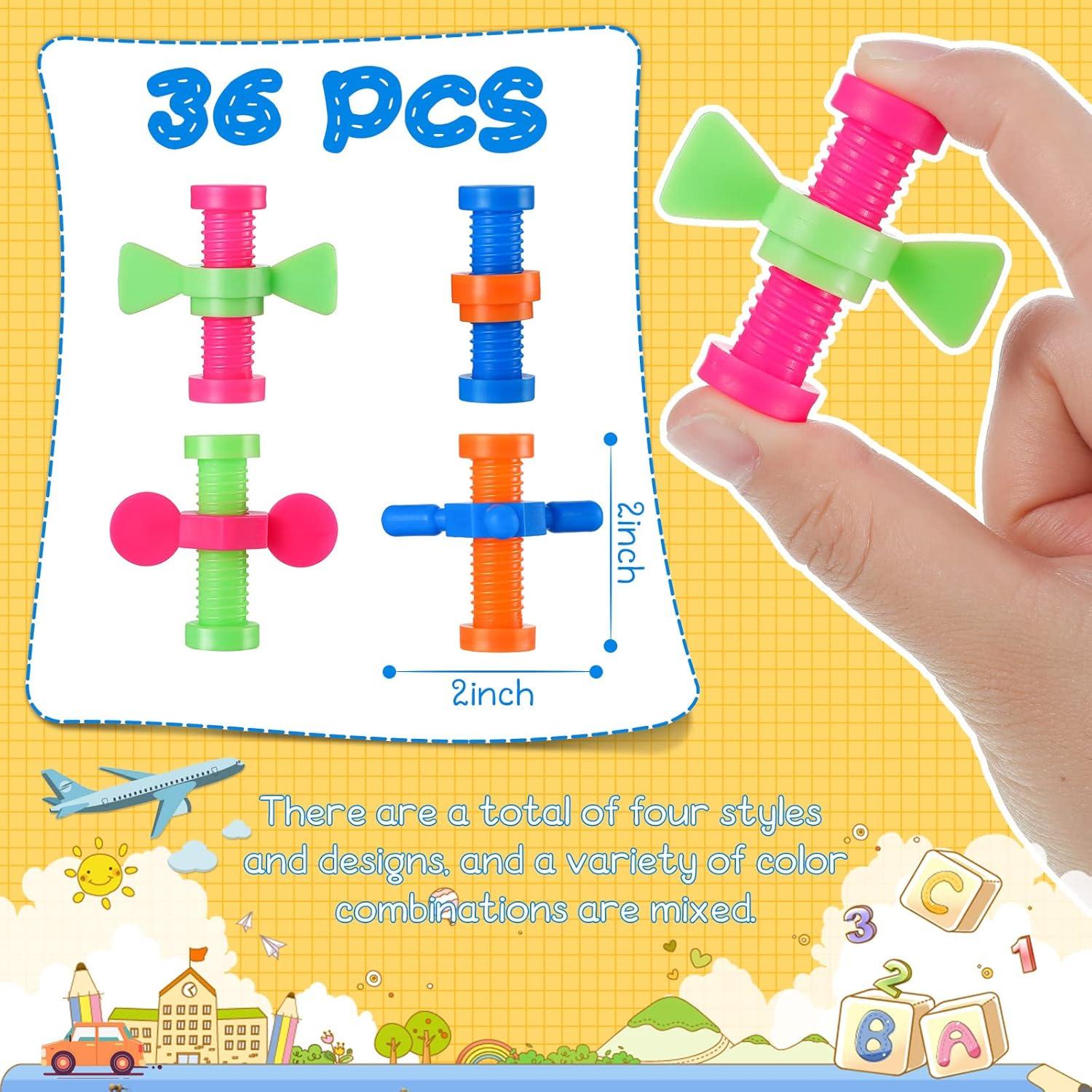 24 Piezas Adornos de Lápiz Antiestrés Zhanmai Coloridos