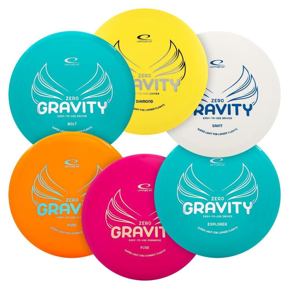 Conjunto de Discos de Golf de Disco Latitude 64 Gravity - 6 Piezas