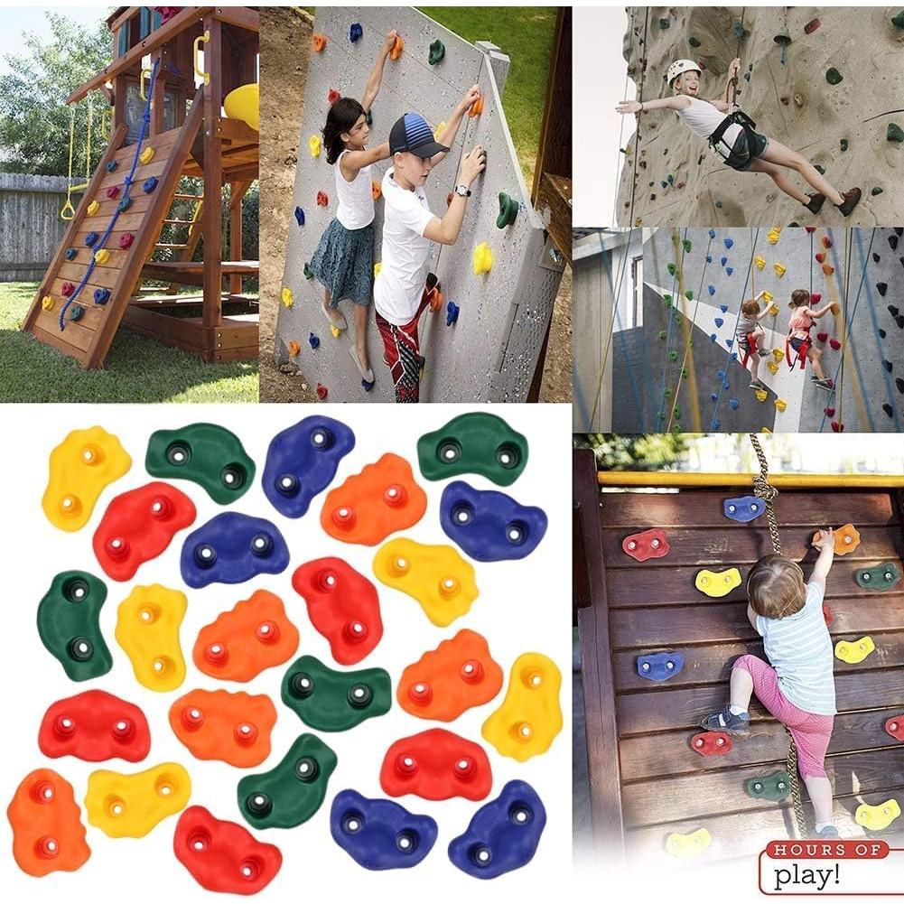 Agarraderas de Escalada Duobang para Niños y Adultos - 25 PCS