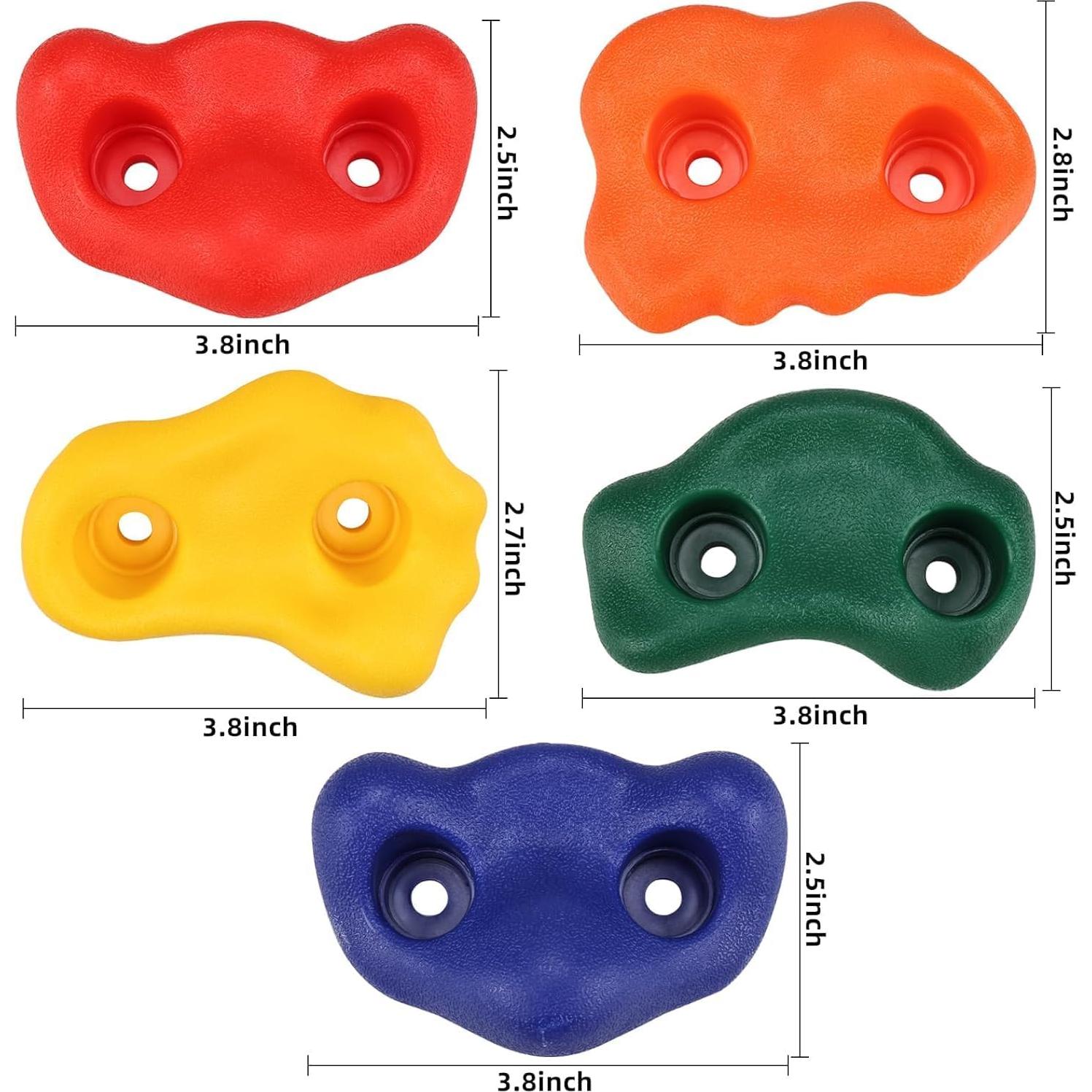 Agarraderas de Escalada Duobang para Niños y Adultos - 25 PCS