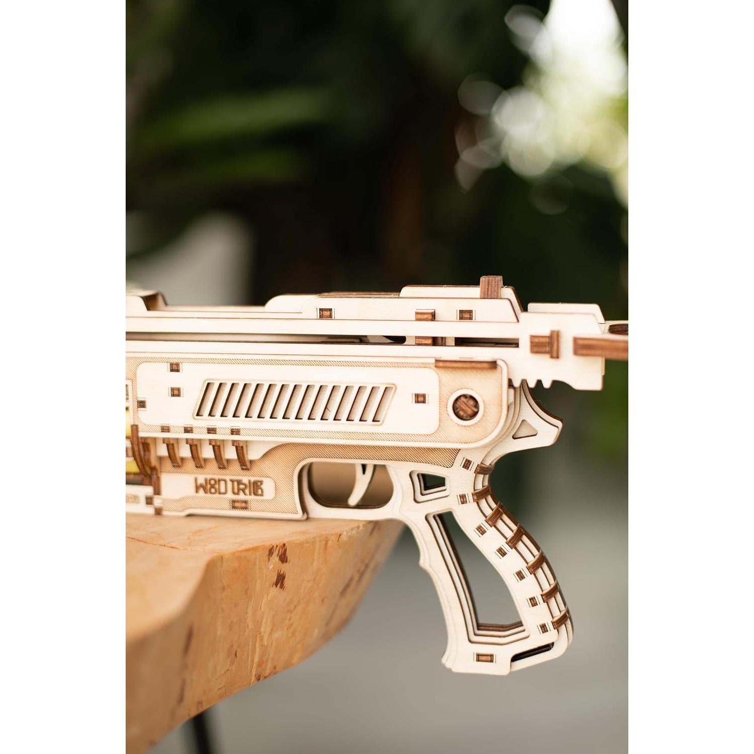 Wood Trick Ballesta de Balas 3D - Rompecabezas Mecánico DIY