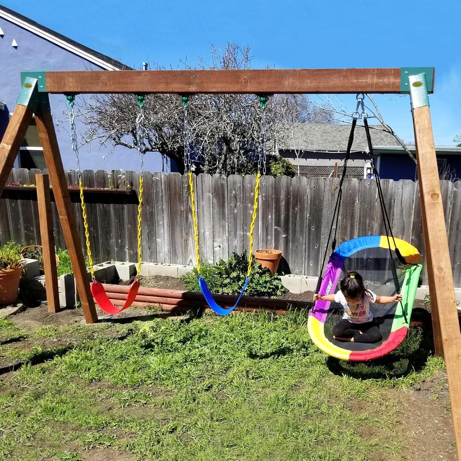 Soportes de Columpio BETOOLL Verde 2pcs Alta Resistencia 1088 kg