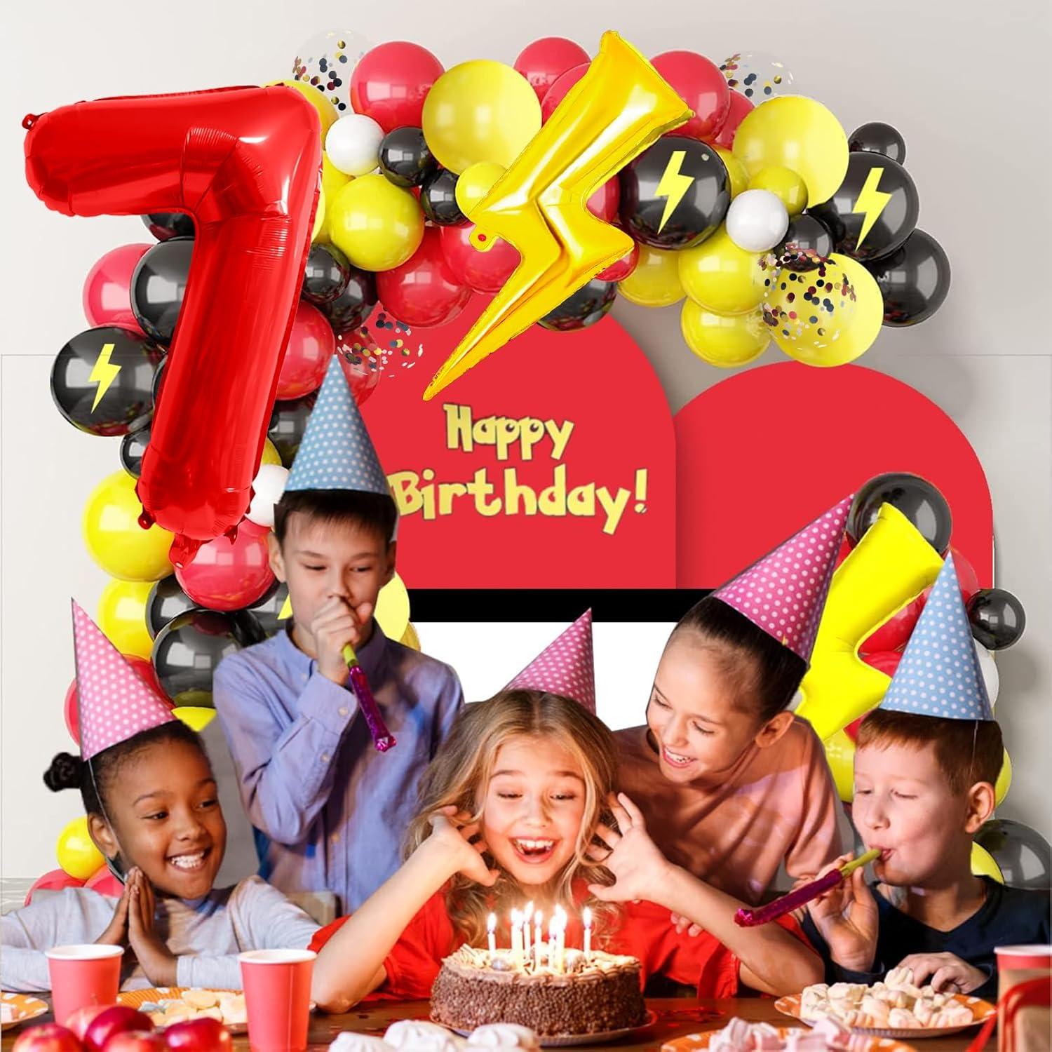 Globos de Fiesta Rojos y Amarillos 40 Pulgadas Decmied