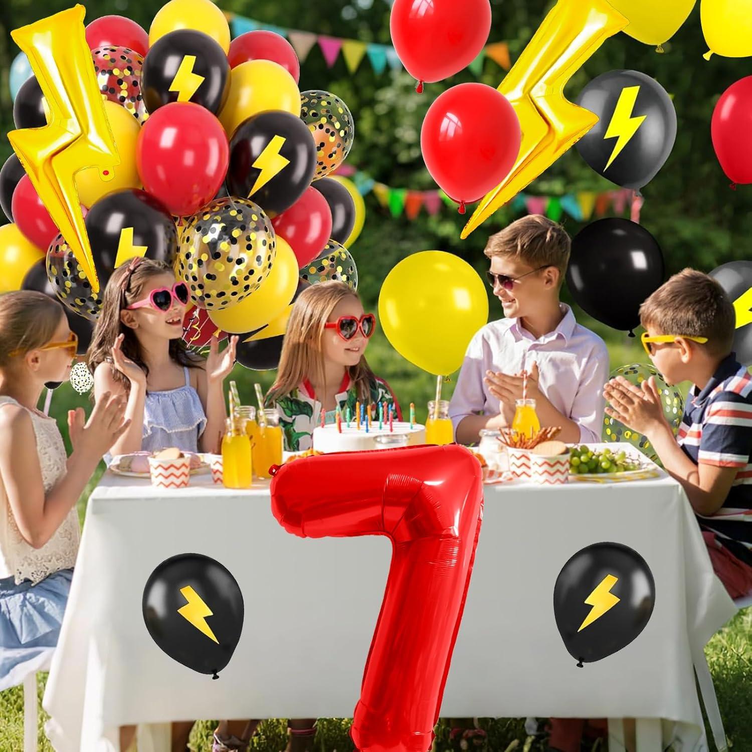 Globos de Fiesta Rojos y Amarillos 40 Pulgadas Decmied