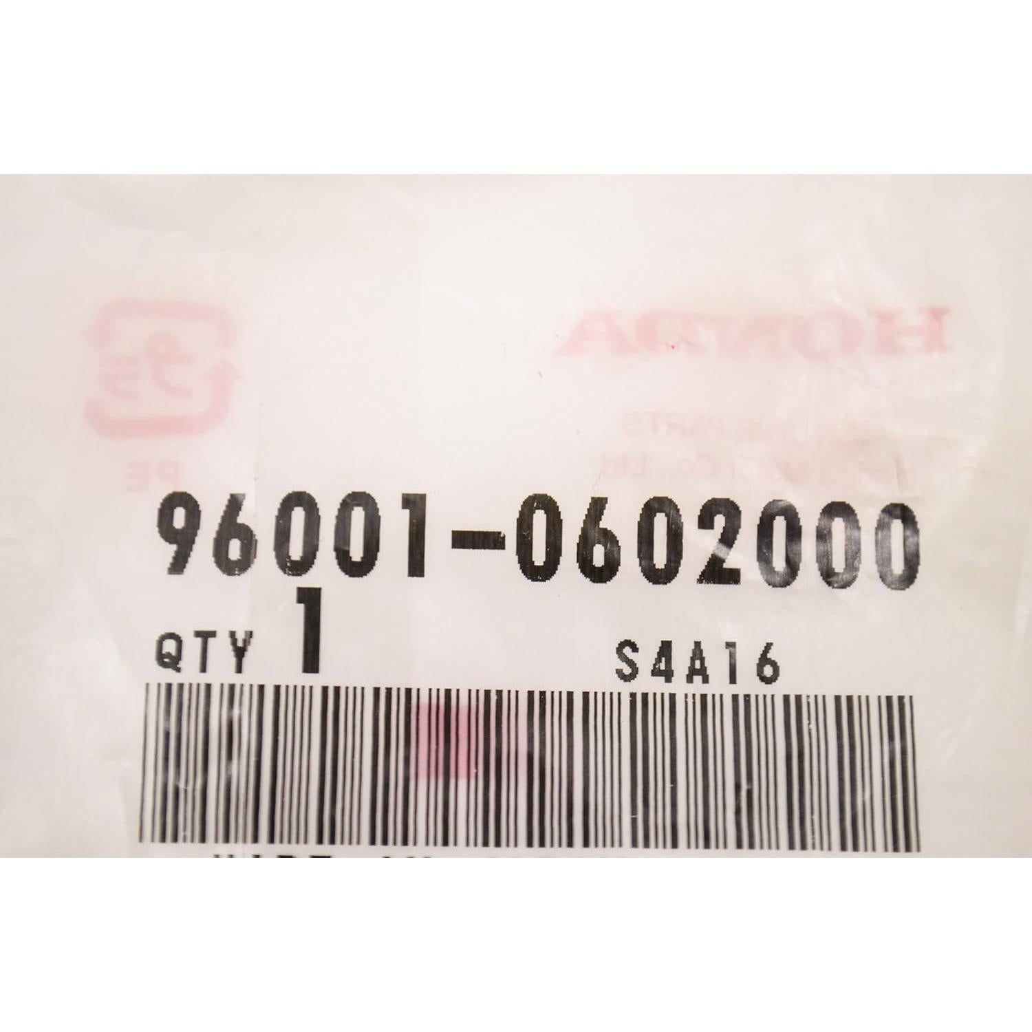 Tornillo de Brida Honda 96001-06020-00 6x20mm