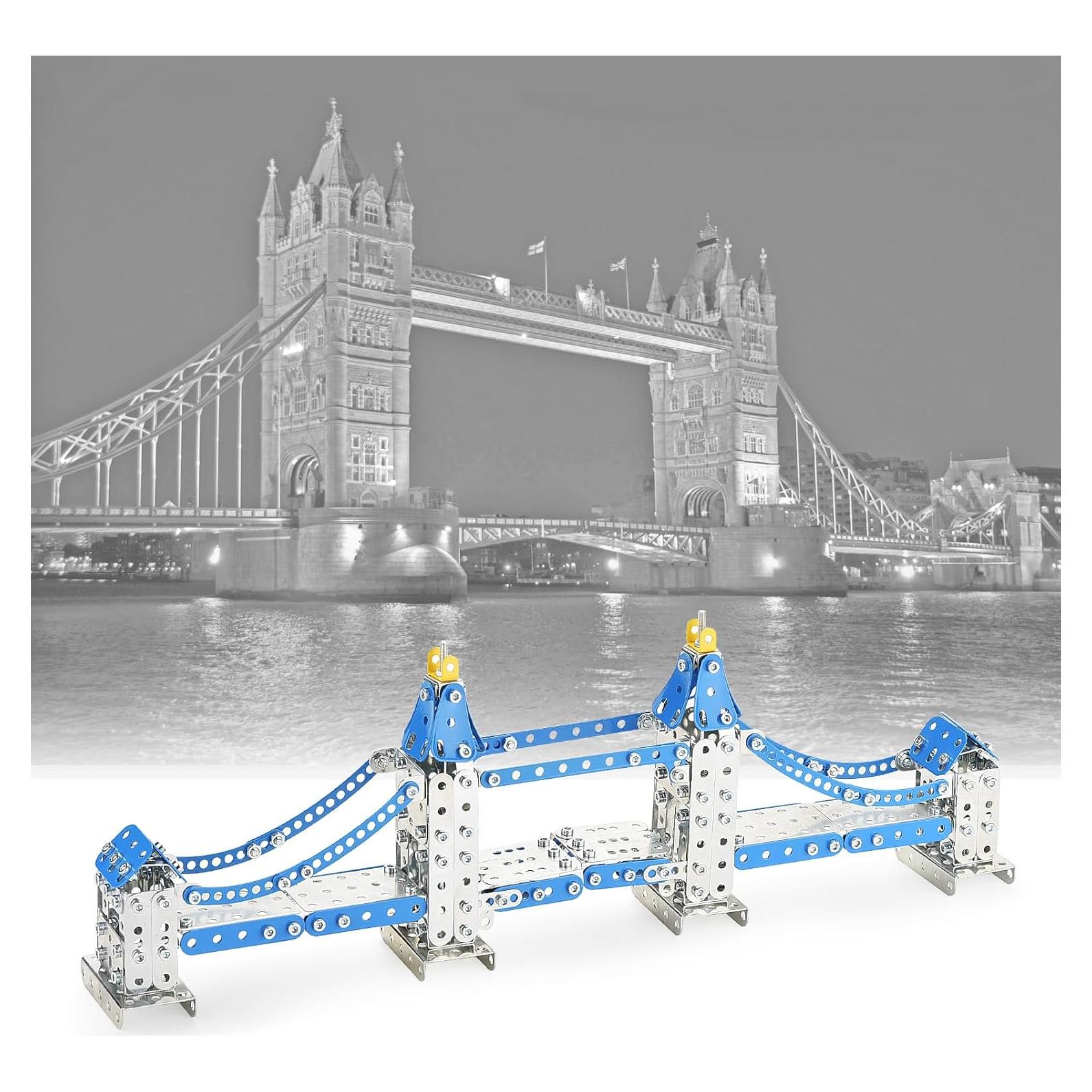 Kit de Modelo de Metal Puente de la Torre Ferthor 588 Piezas