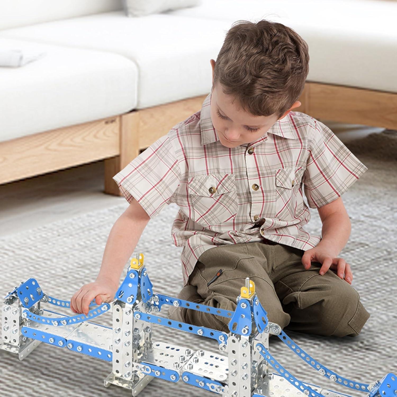 Kit de Modelo de Metal Puente de la Torre Ferthor 588 Piezas