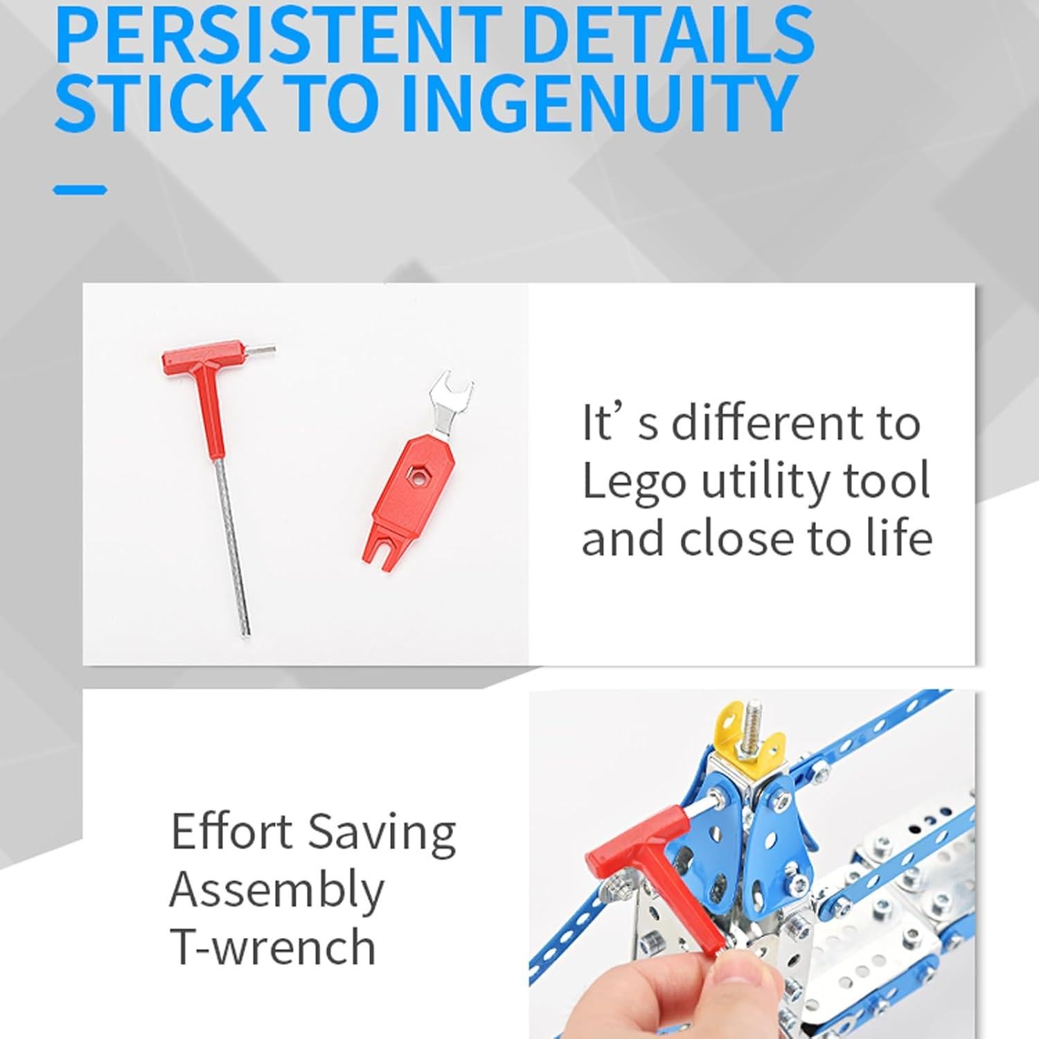 Kit de Modelo de Metal Puente de la Torre Ferthor 588 Piezas