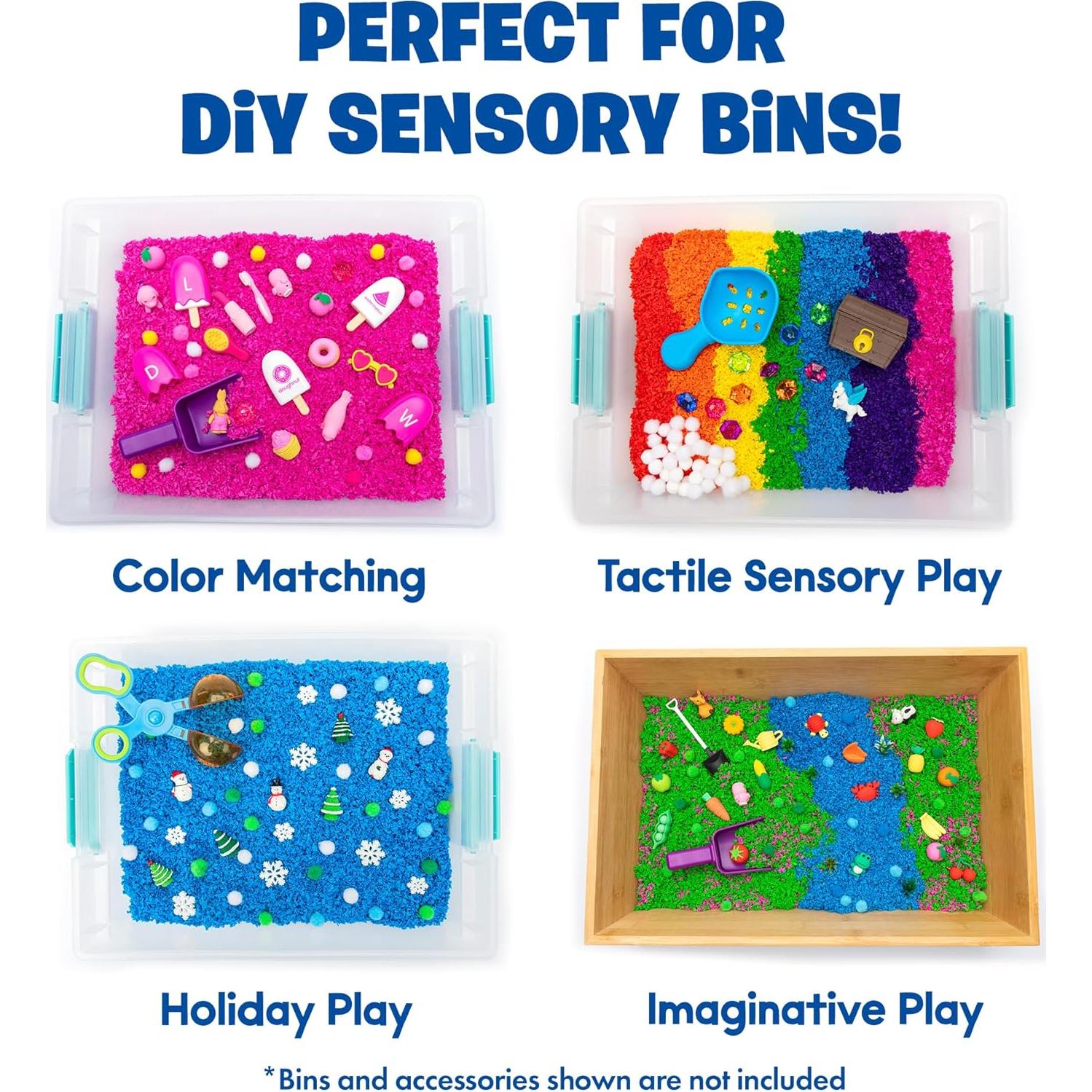 Set de Espuma Pluffle Educational Insights - 4 Colores para Juego Sensorial