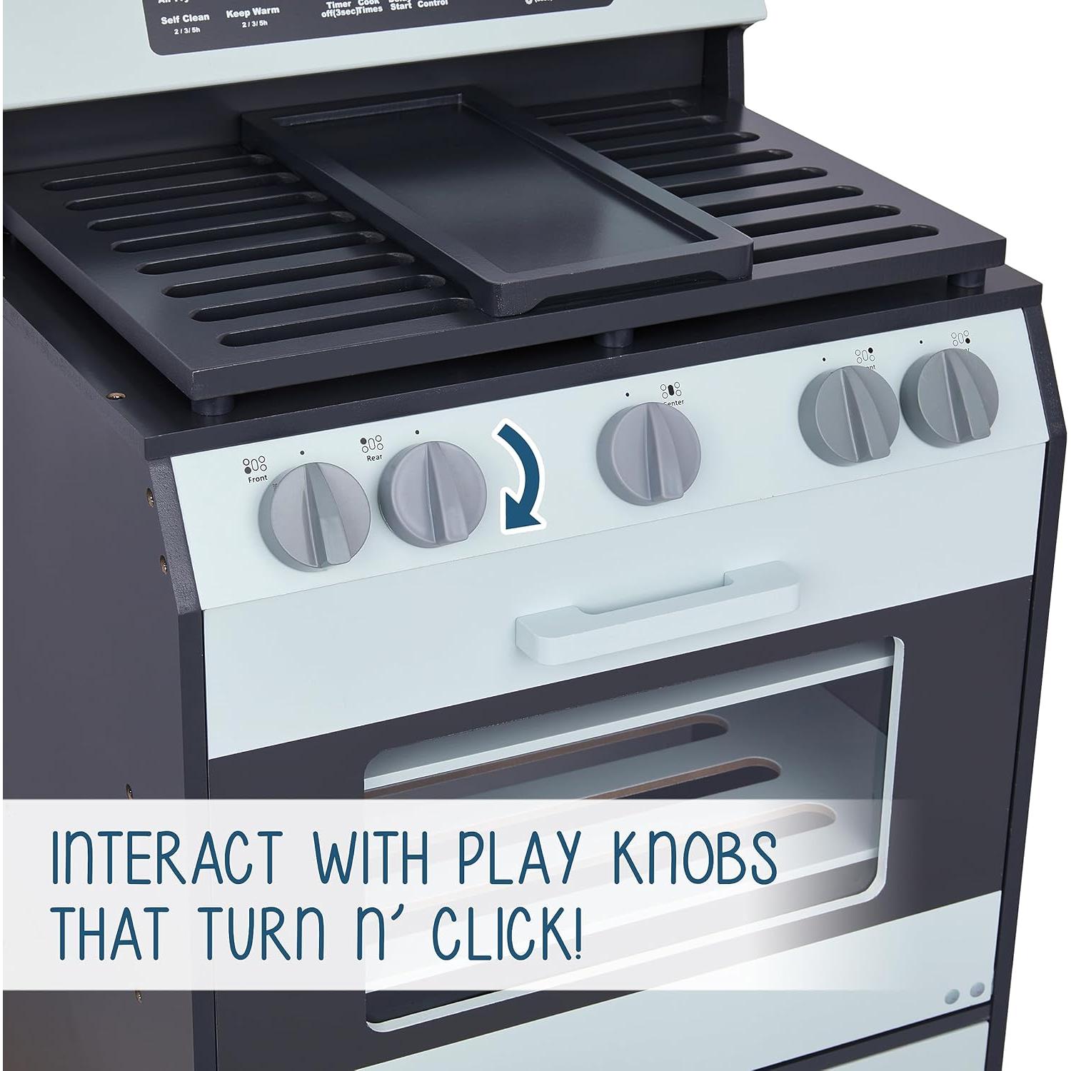 Horno de Juguete de Madera Lil' Jumbl | Cocina Infantil 30x40x55cm