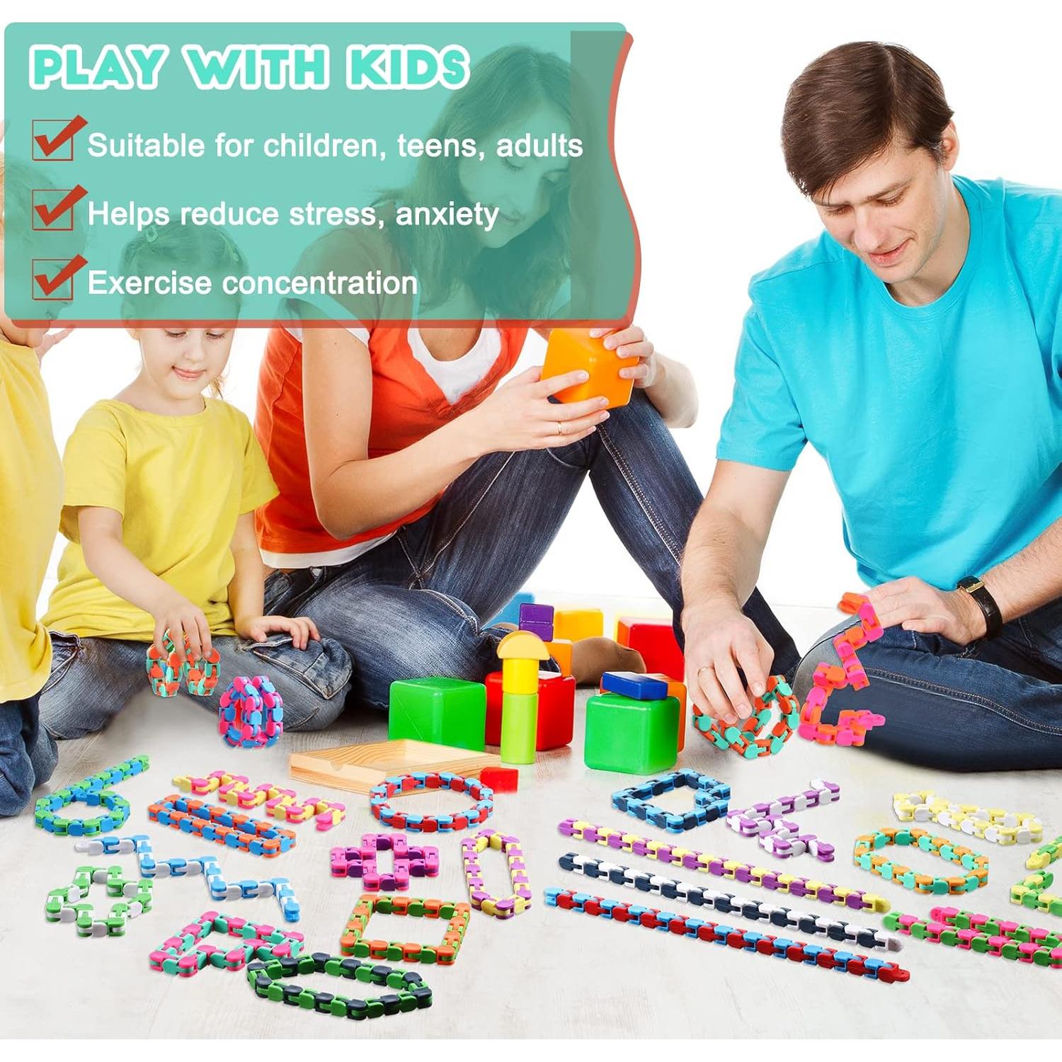 Yunsailing 80 Piezas Juguetes Fidget Sensoriales Multicolor