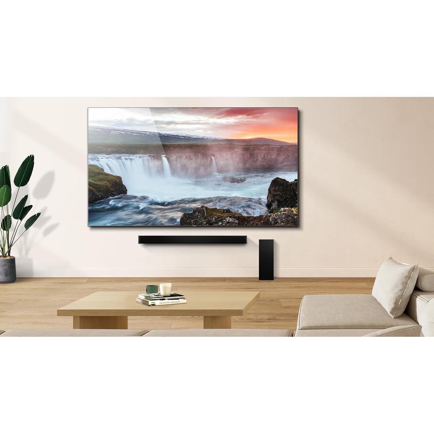 Barra de Sonido Hisense HS2100 2.1 Ch 240W Subwoofer Inalámbrico