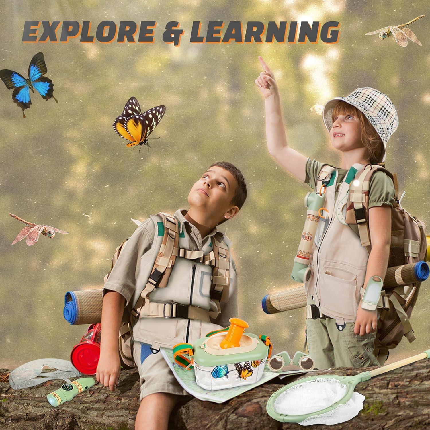 Kit de Exploración al Aire Libre SmilessKiddo 27 Piezas para Niños