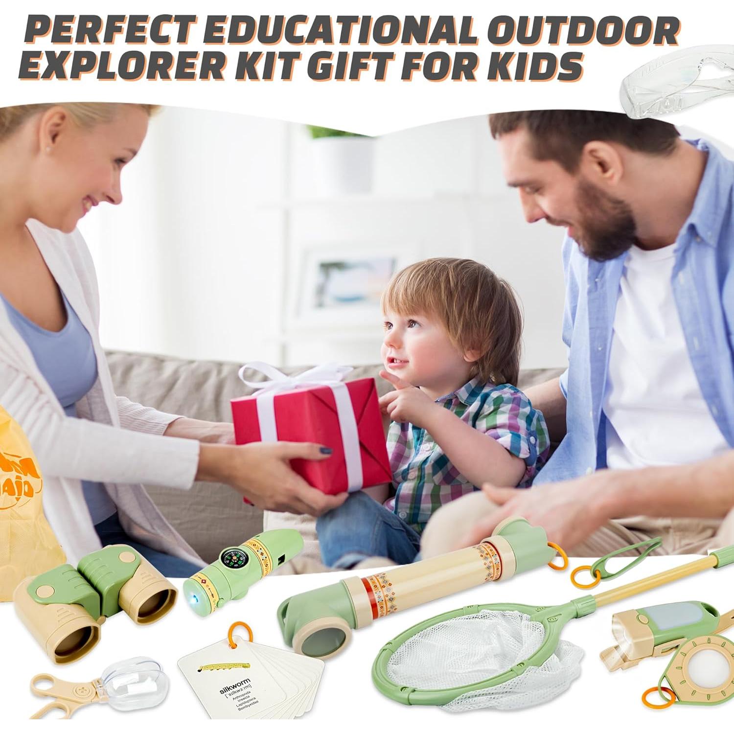 Kit de Exploración al Aire Libre SmilessKiddo 27 Piezas para Niños