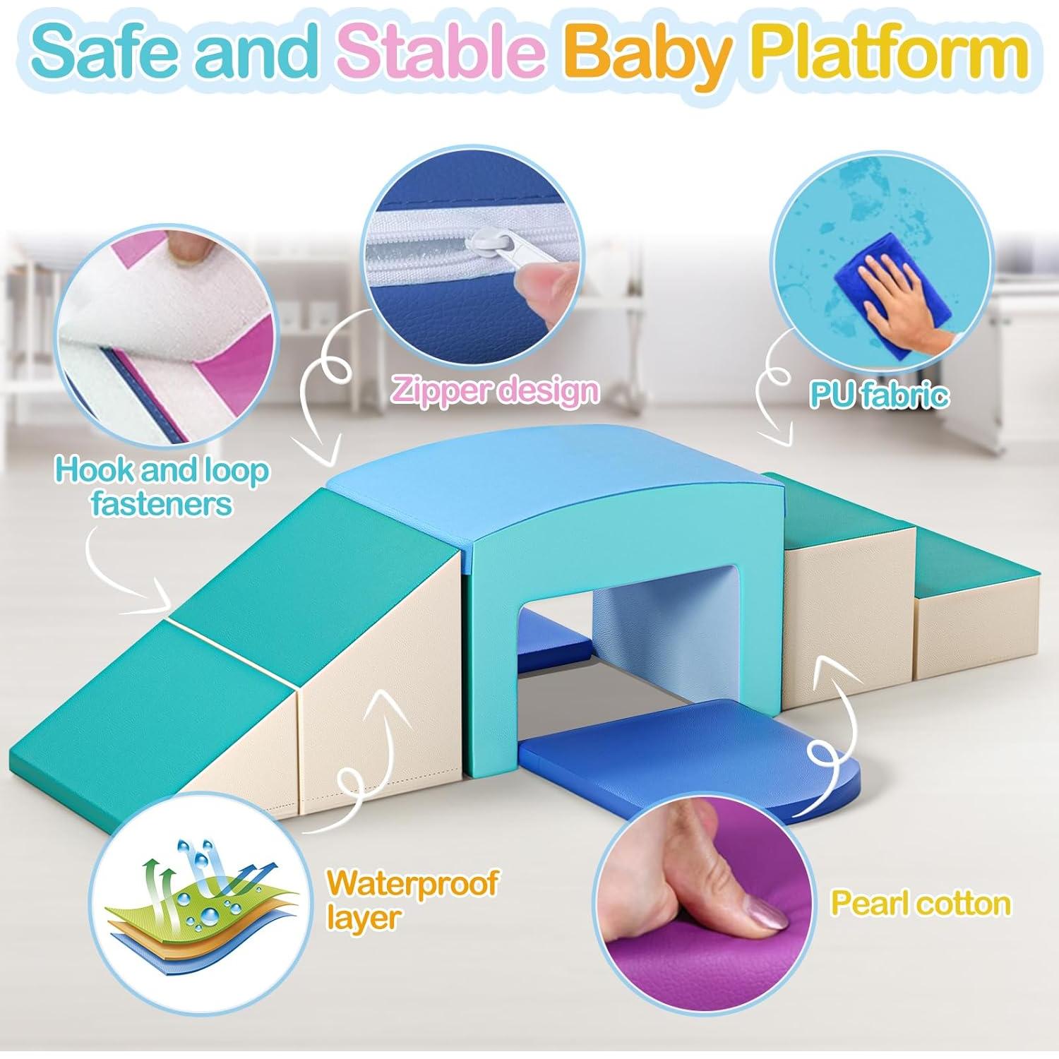 Conjunto de Escaladores de Espuma SURPCOS 6 Piezas 91x46x41cm