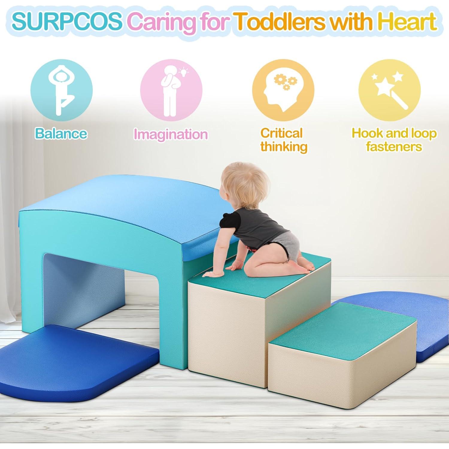 Conjunto de Escaladores de Espuma SURPCOS 6 Piezas 91x46x41cm