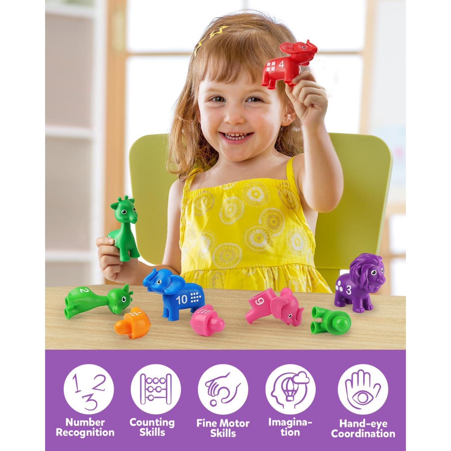 Juego de Emparejamiento de Números Coogam 10 Piezas Educativo