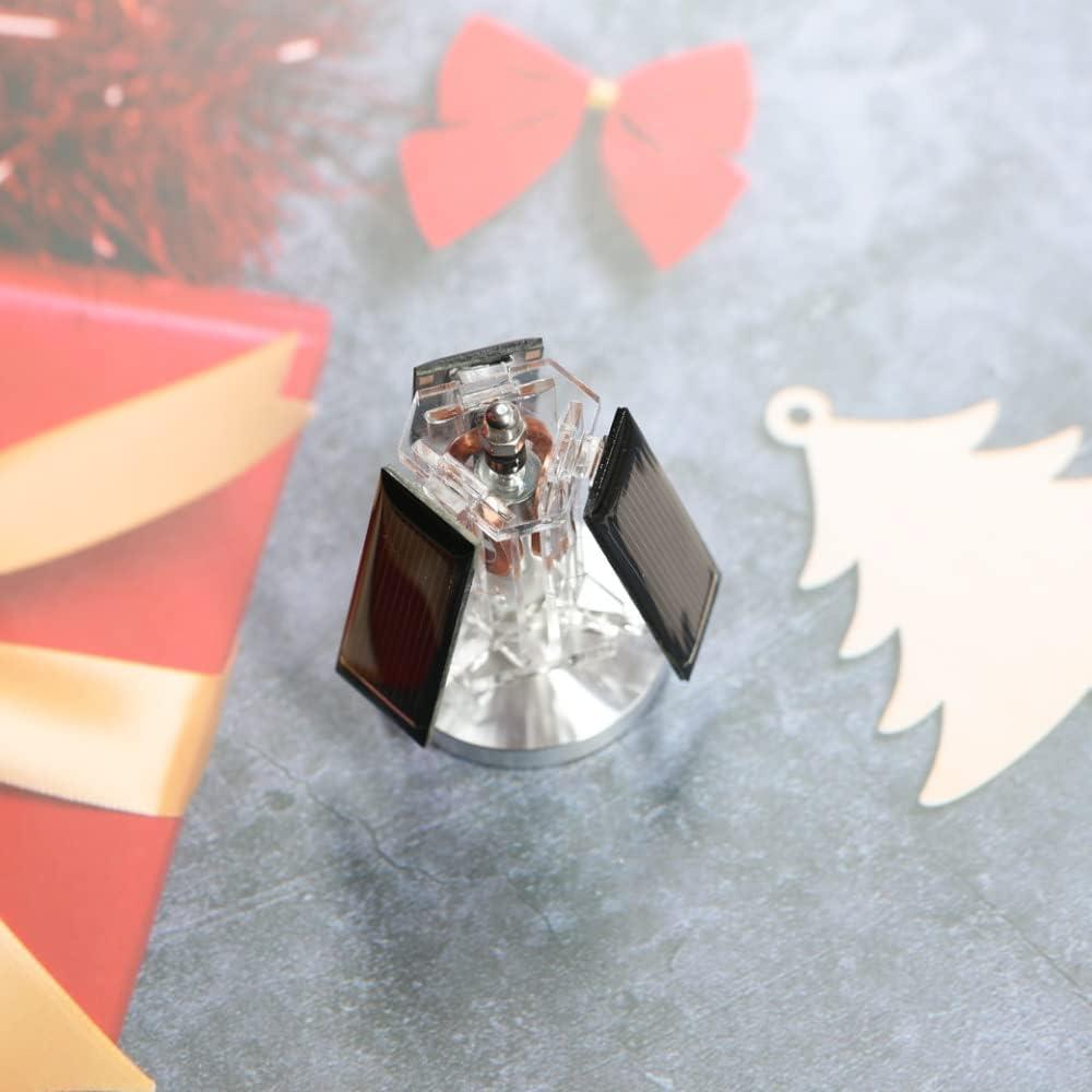 Motor Solar Vertical Mini MagicTech JY05 con Base de Acero