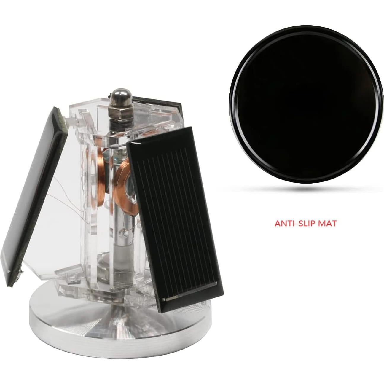 Motor Solar Vertical Mini MagicTech JY05 con Base de Acero