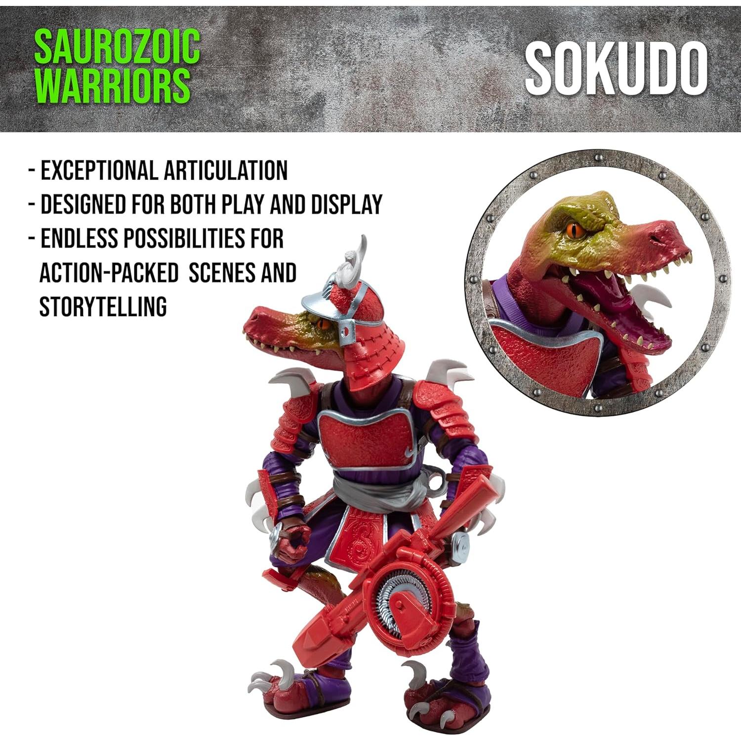 Figura de Acción Boss Fight Sokudo Legión Raptor Samurai 15 cm