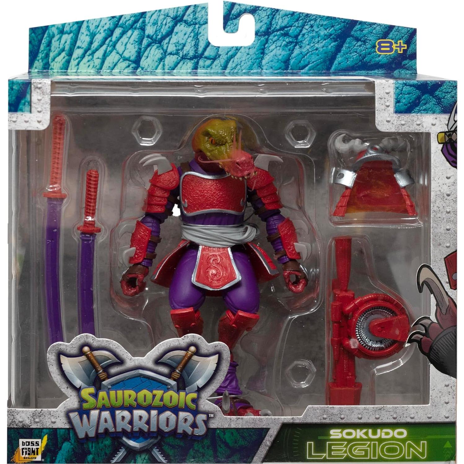 Figura de Acción Boss Fight Sokudo Legión Raptor Samurai 15 cm