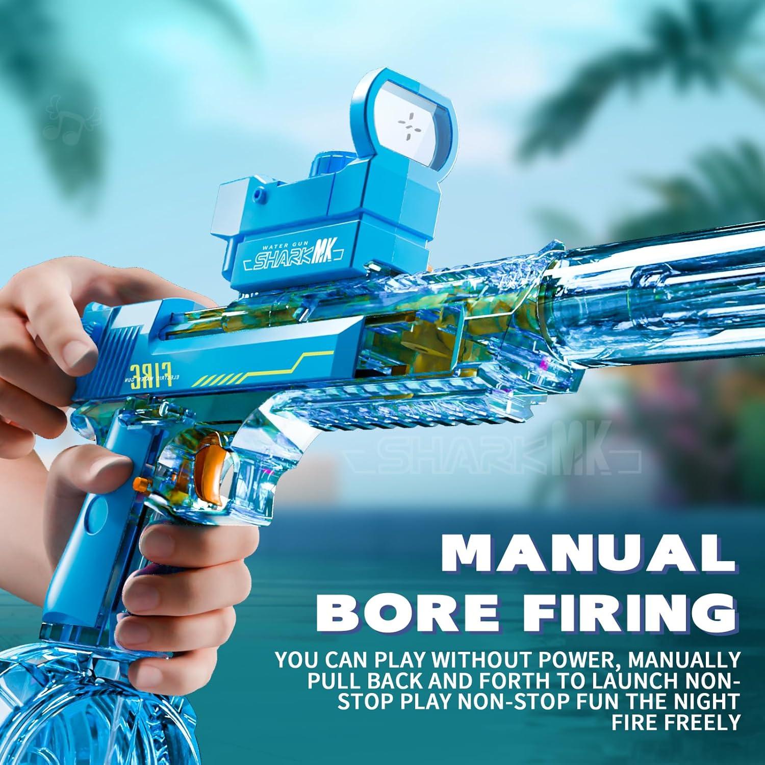 Pistola de Agua Eléctrica HYNXM 425CC Alcance 9.75m Azul