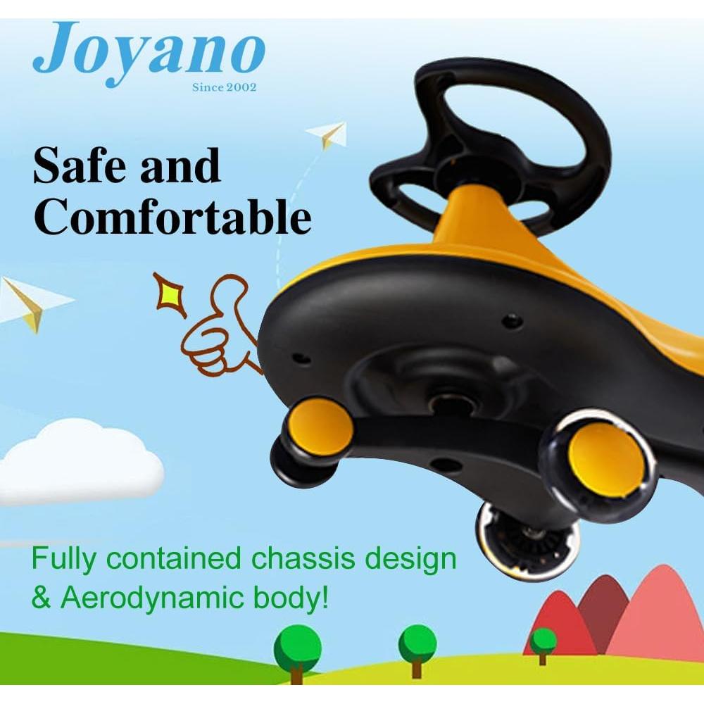 Coche de Balanceo Joyano Rojo para Niños 3+ Años 50kg