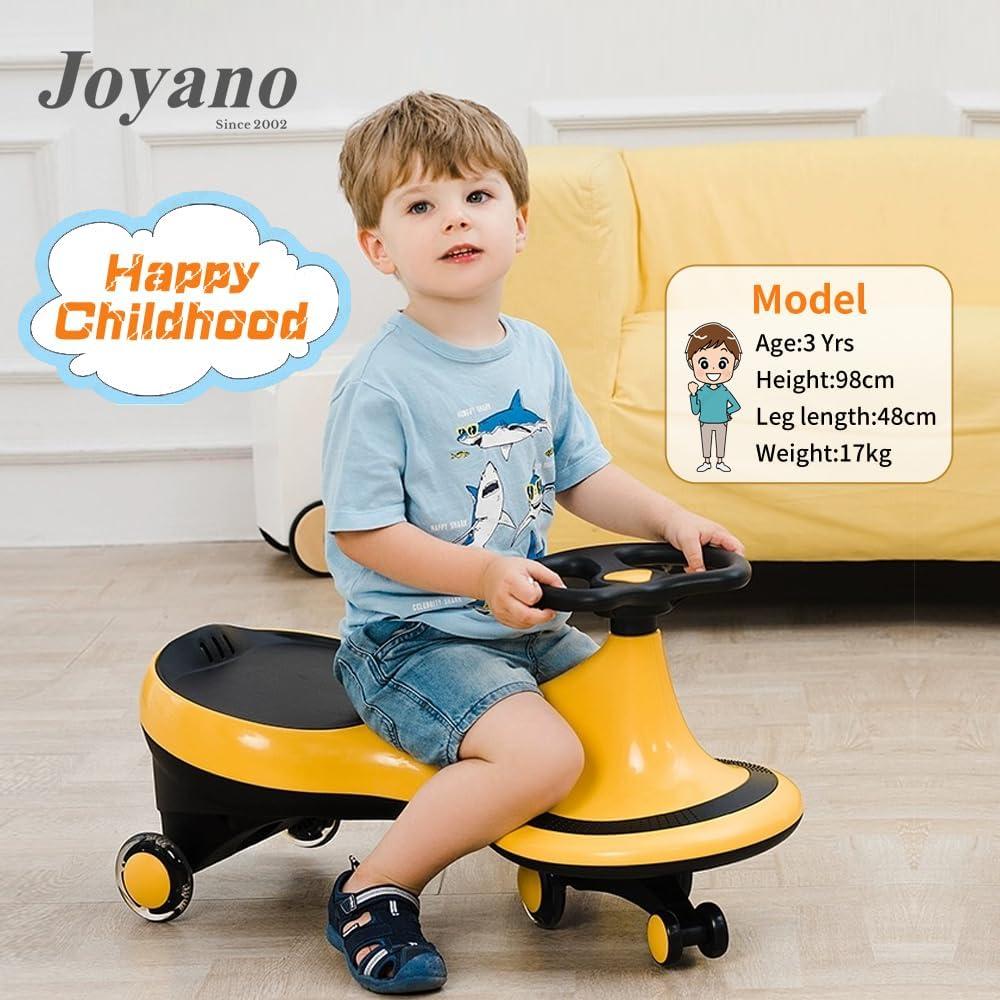 Coche de Balanceo Joyano Rojo para Niños 3+ Años 50kg