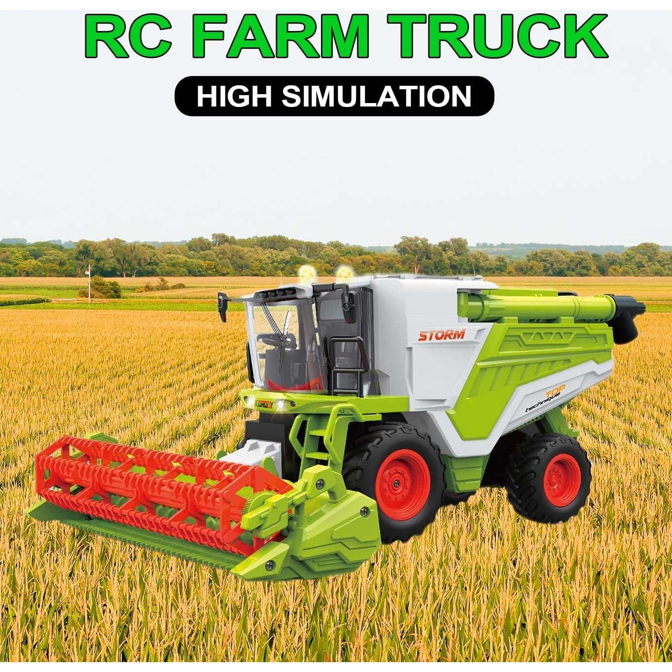 Tractor de Granja RC SHANTOU 1:24 con Sonidos y Luces