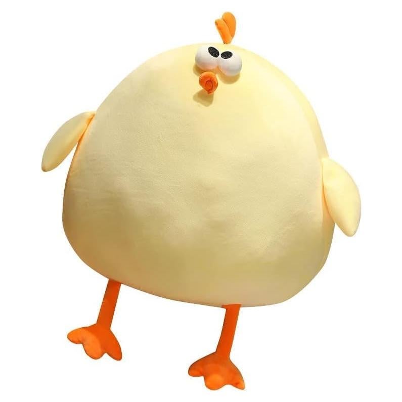 Almohada de Peluche Gallina Maomoto 45 cm Suave Amarilla