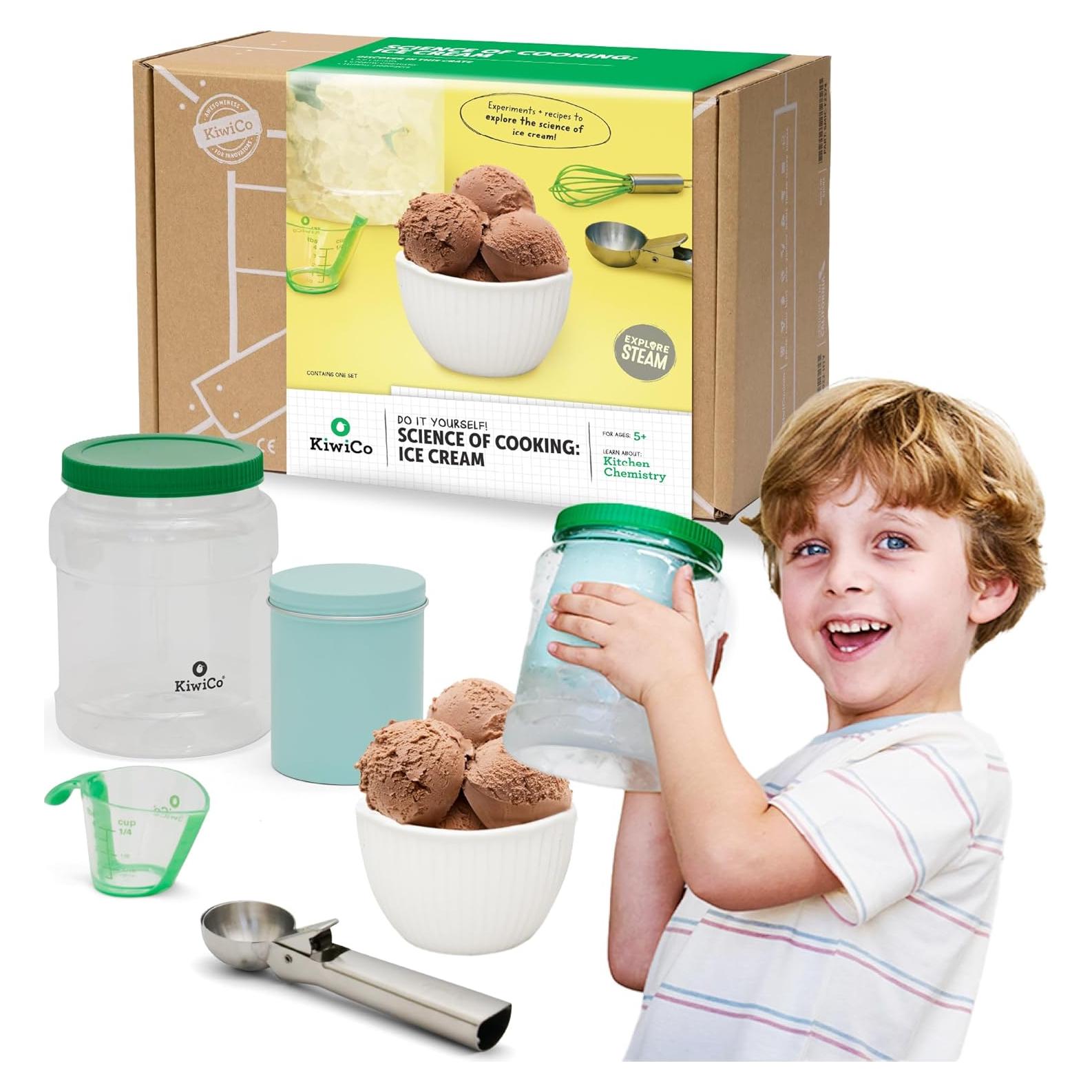 Kit de Ciencia de la Cocina KiwiCo - Helado DIY para Niños 5+