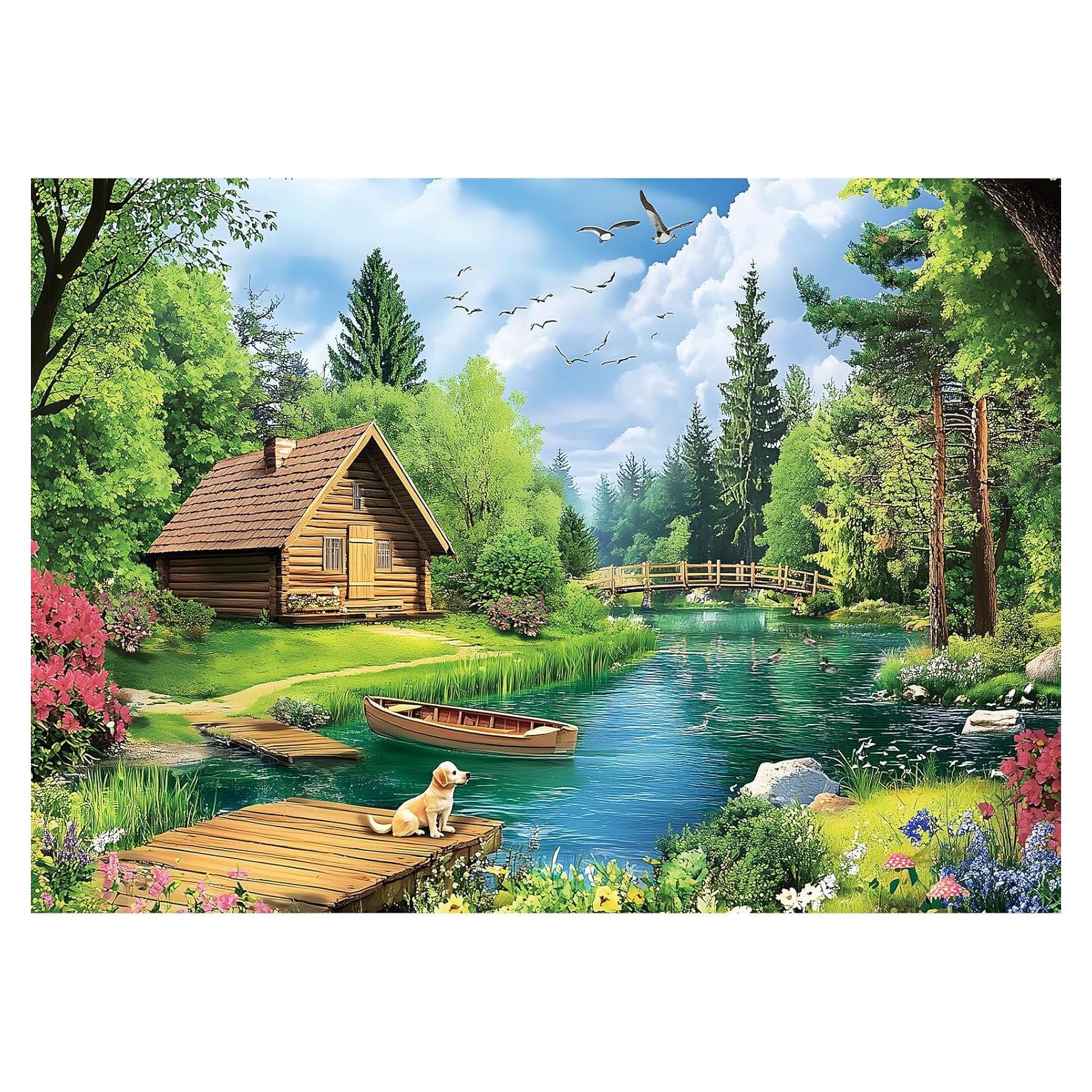 Rompecabezas 1000 Piezas VOLUVOL Paisaje de Verano 71x50cm