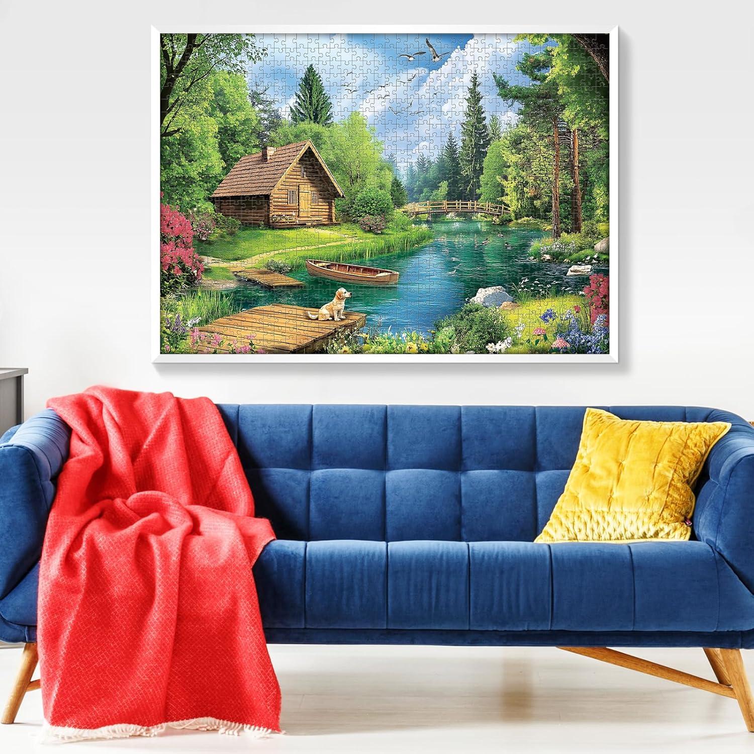 Rompecabezas 1000 Piezas VOLUVOL Paisaje de Verano 71x50cm