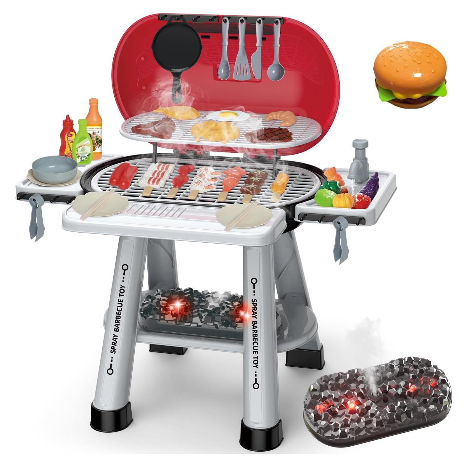Juego de Parrilla BBQ para Niños Yiwsnust - 69 Piezas Interactivas