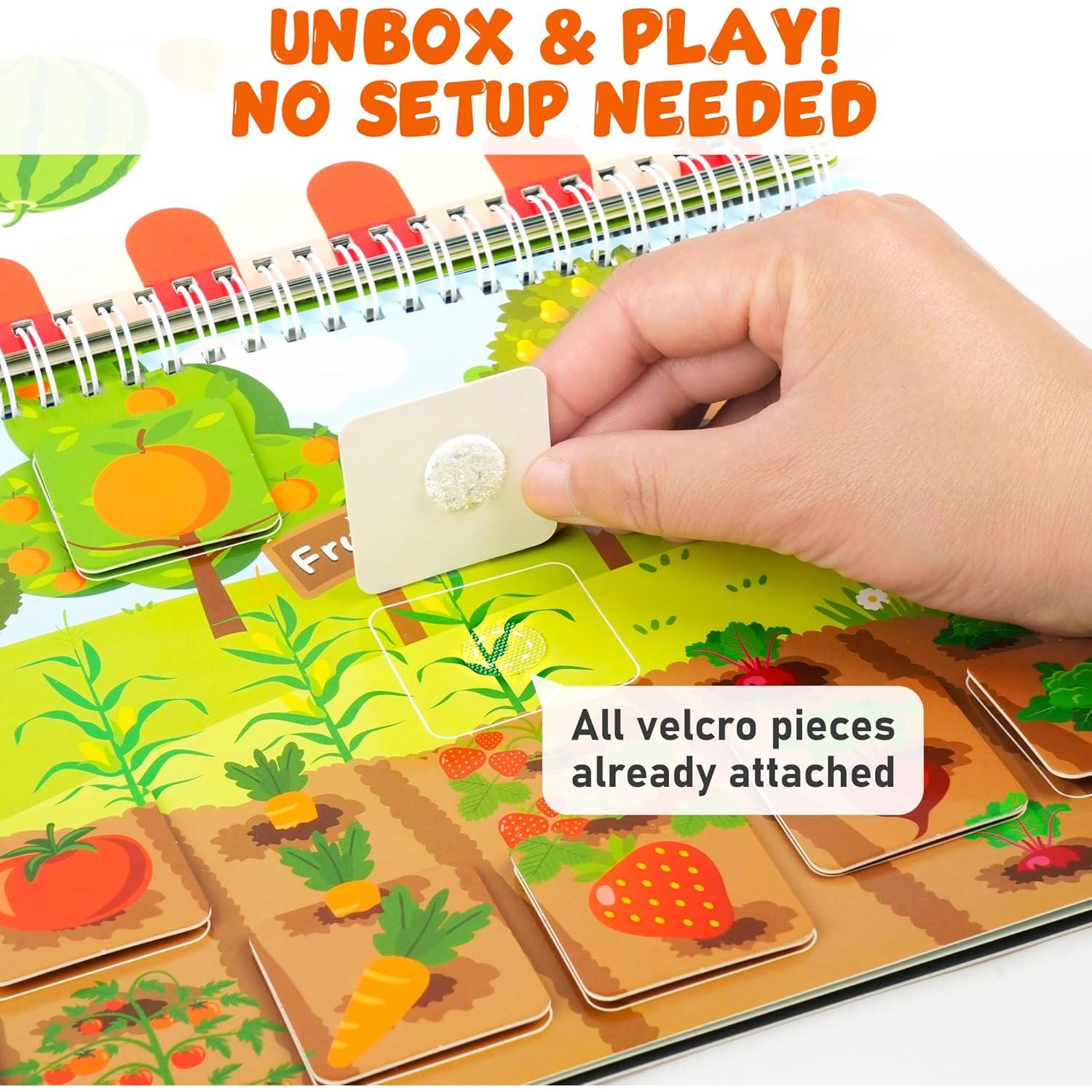 Libro Ocupado Montessori LotFancy 30 Páginas Actividades 3-8 Años