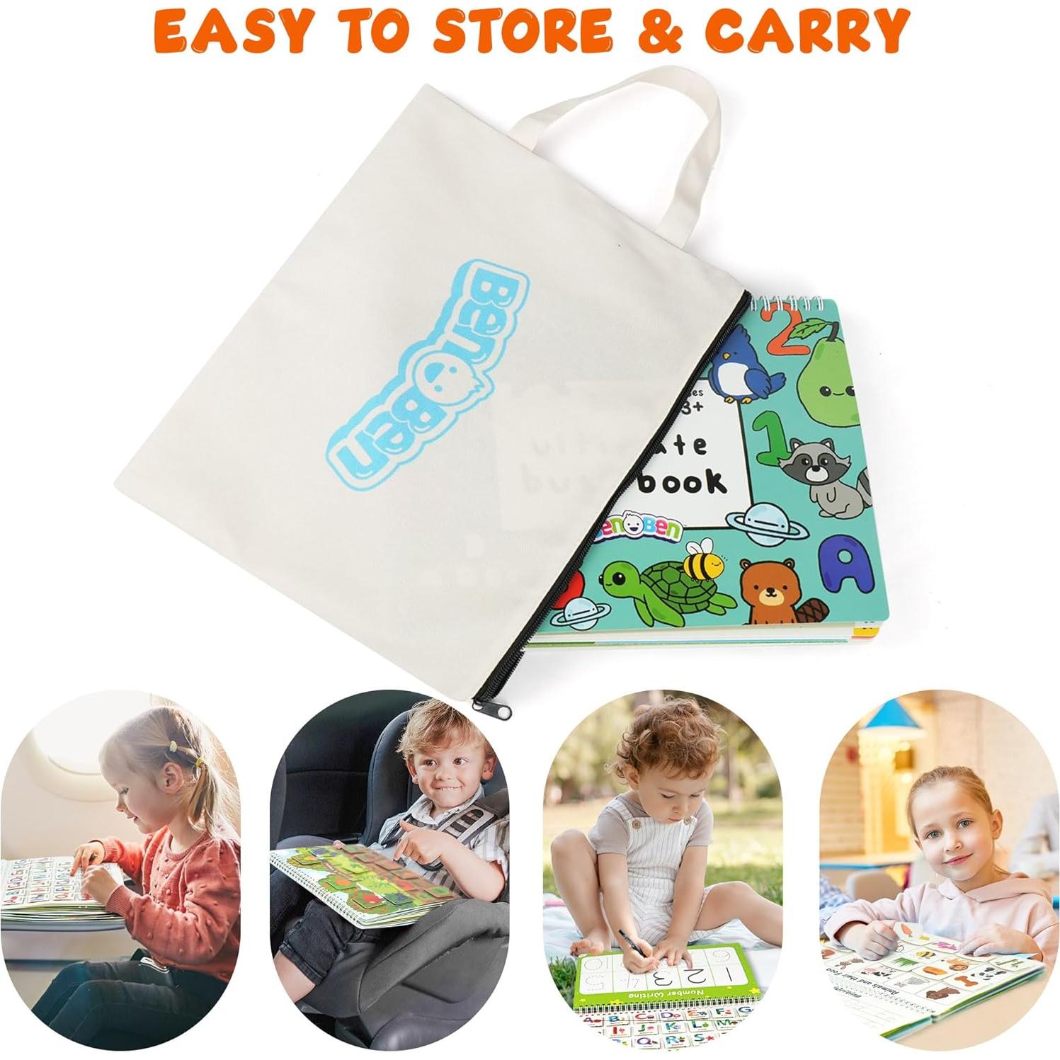 Libro Ocupado Montessori LotFancy 30 Páginas Actividades 3-8 Años