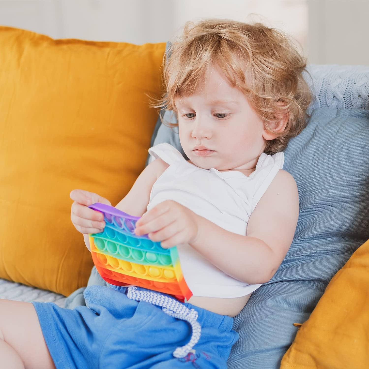 Juguete Sensorial Push Pop Bubble RadBizz - Alivio Estrés 12.7cm