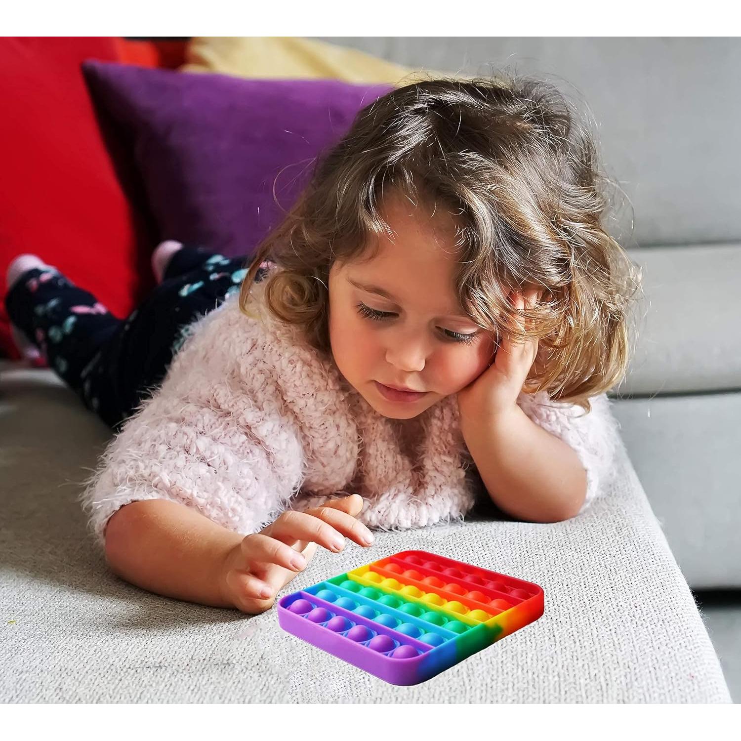 Juguete Sensorial Push Pop Bubble RadBizz - Alivio Estrés 12.7cm