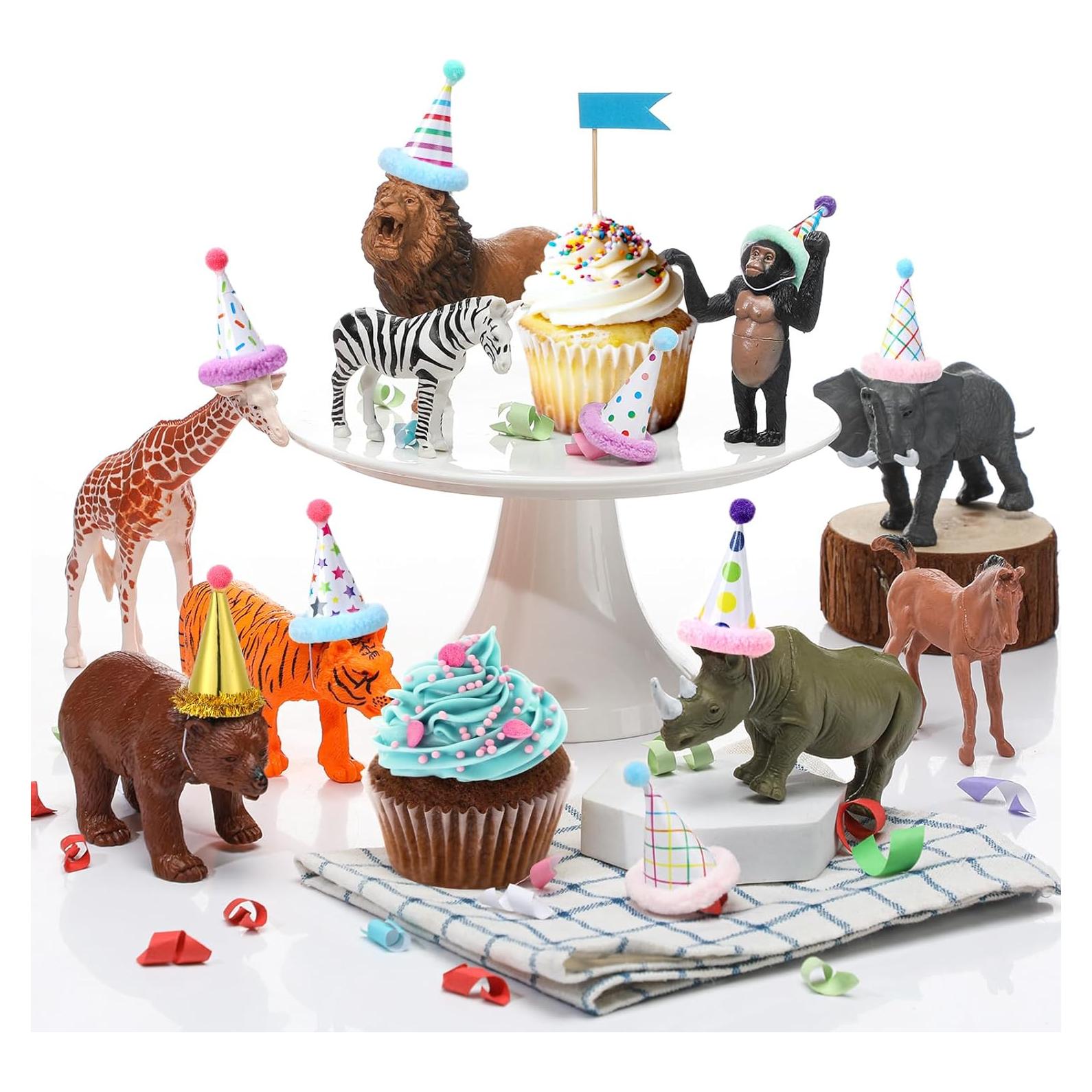 18 Piezas Decoraciones Fiesta Cumpleaños Animales Jungla