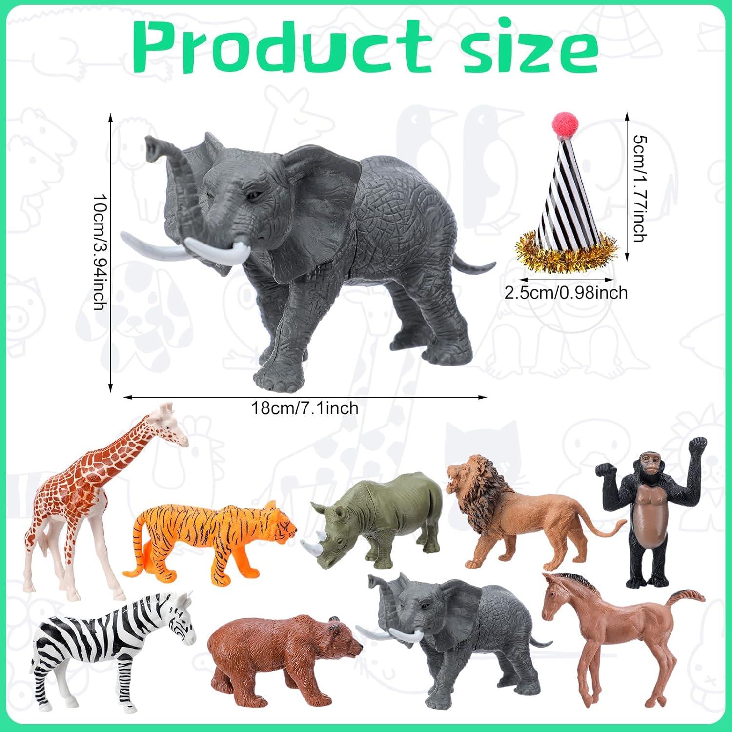 18 Piezas Decoraciones Fiesta Cumpleaños Animales Jungla