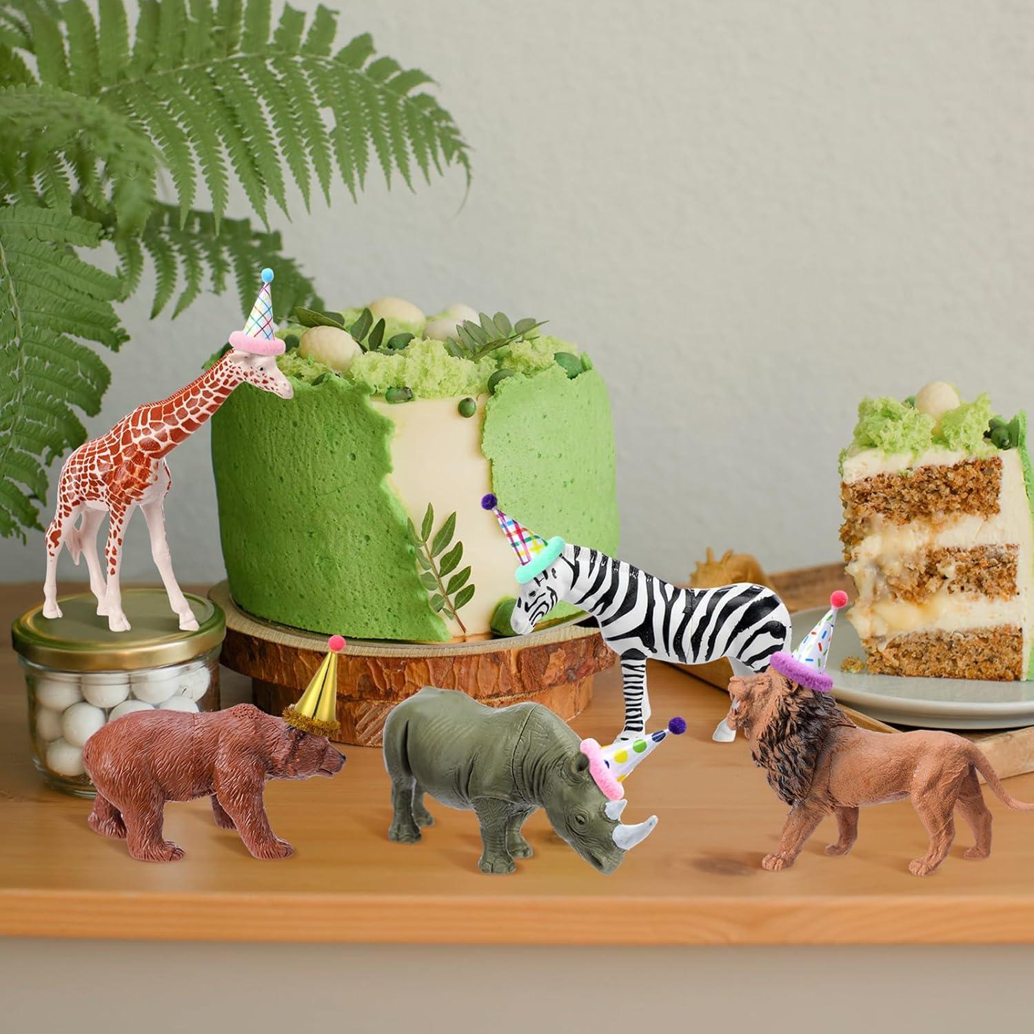 18 Piezas Decoraciones Fiesta Cumpleaños Animales Jungla