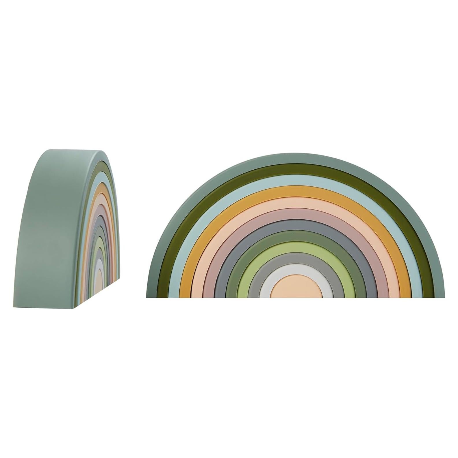 Juguete de Apilamiento de Silicona Billie + Squish 12 Capas Boho