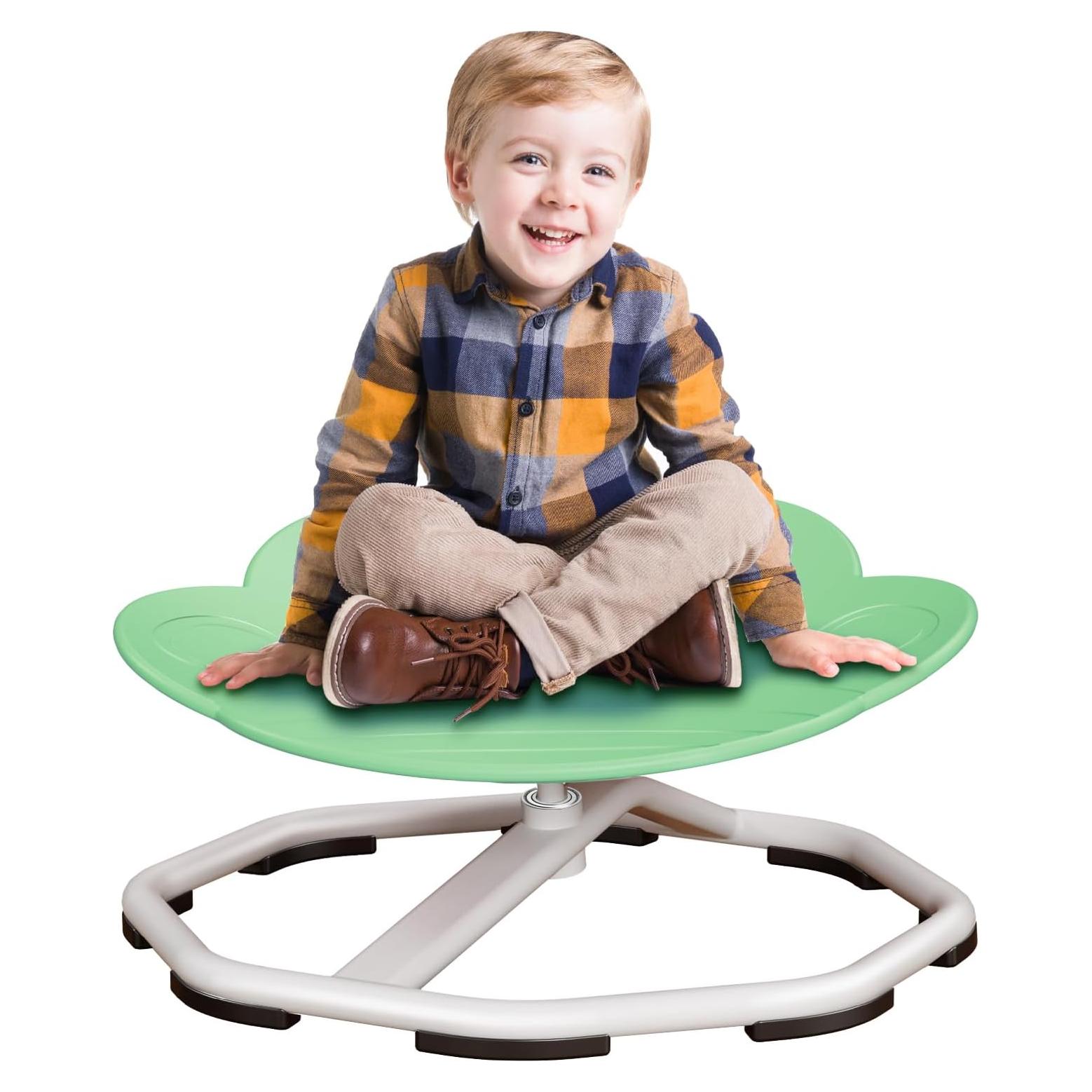 Silla Giratoria Sensorial Qusases para Niños Verde 99.79 kg