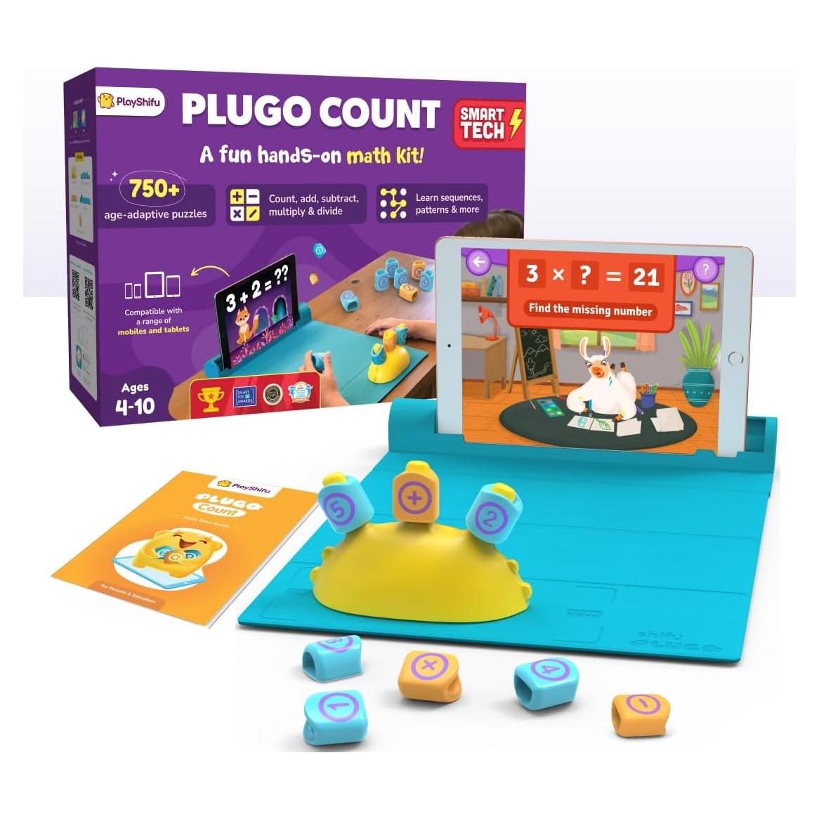 Juegos de Matemáticas Plugo Count Shifu para Niños 4-10 Años