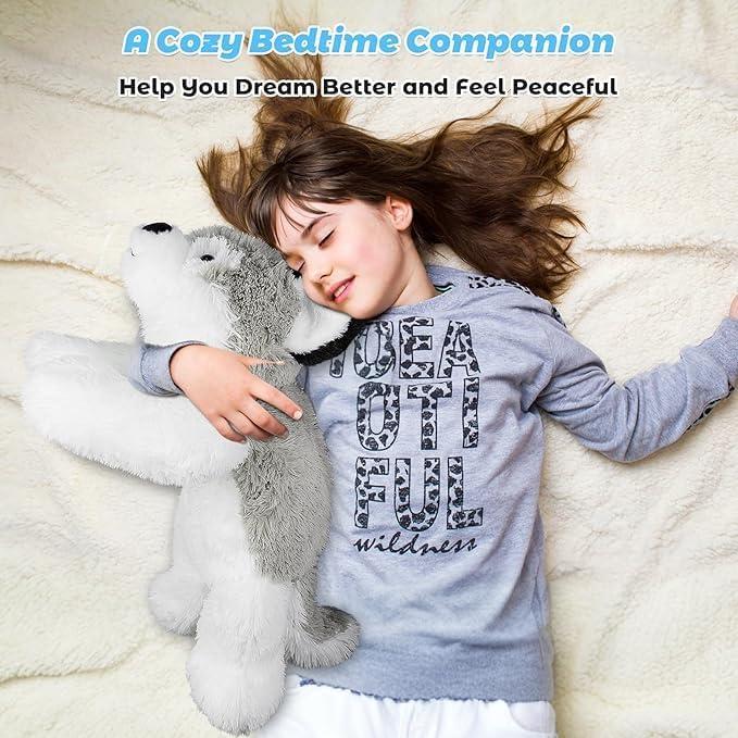 Animal de Peluche con Peso Husky 68.6 cm 2.04 kg Bobbie & Laxi